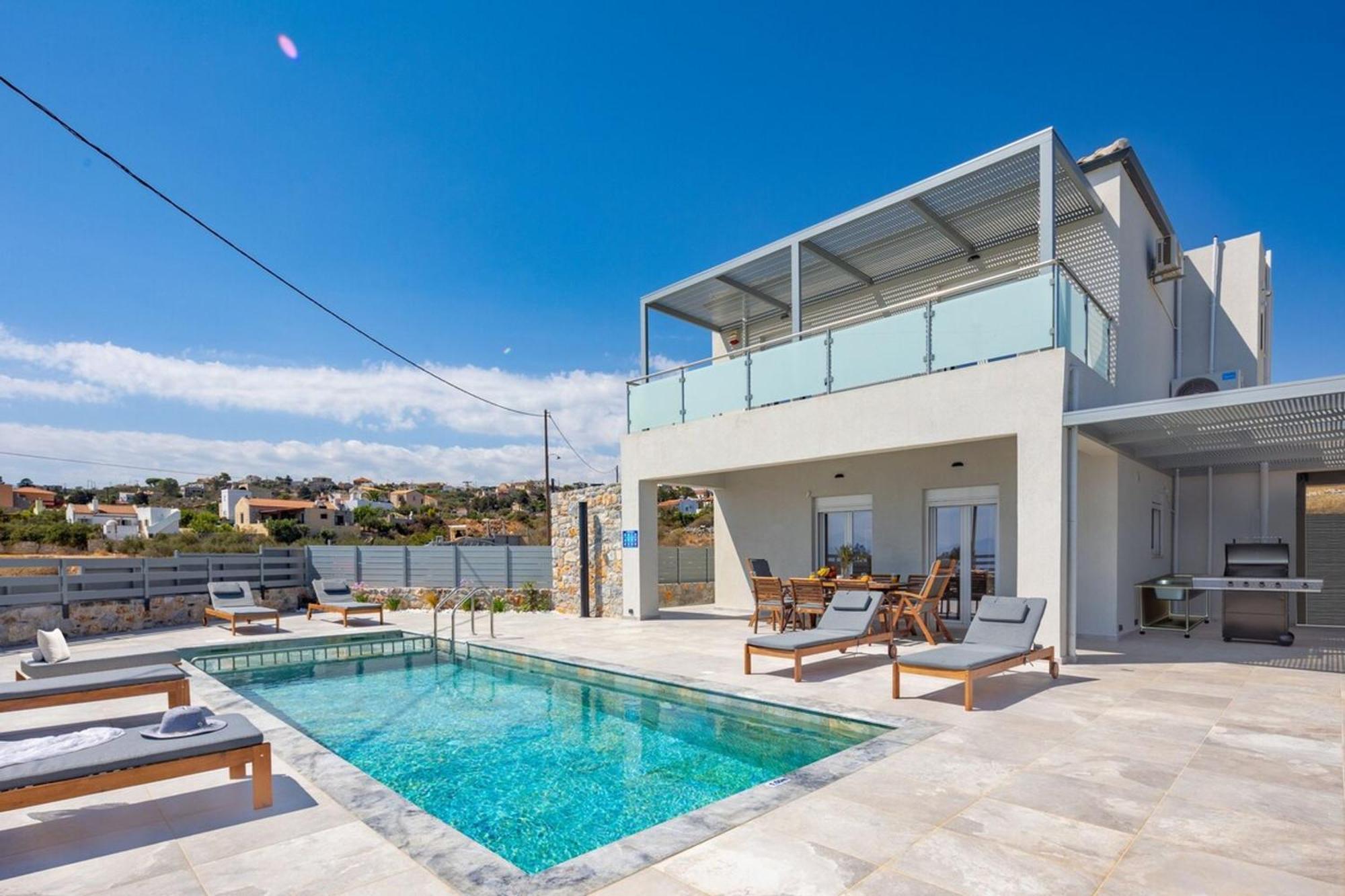 Villa Gianna's Panoramic Seaview Twin With Private Pools *