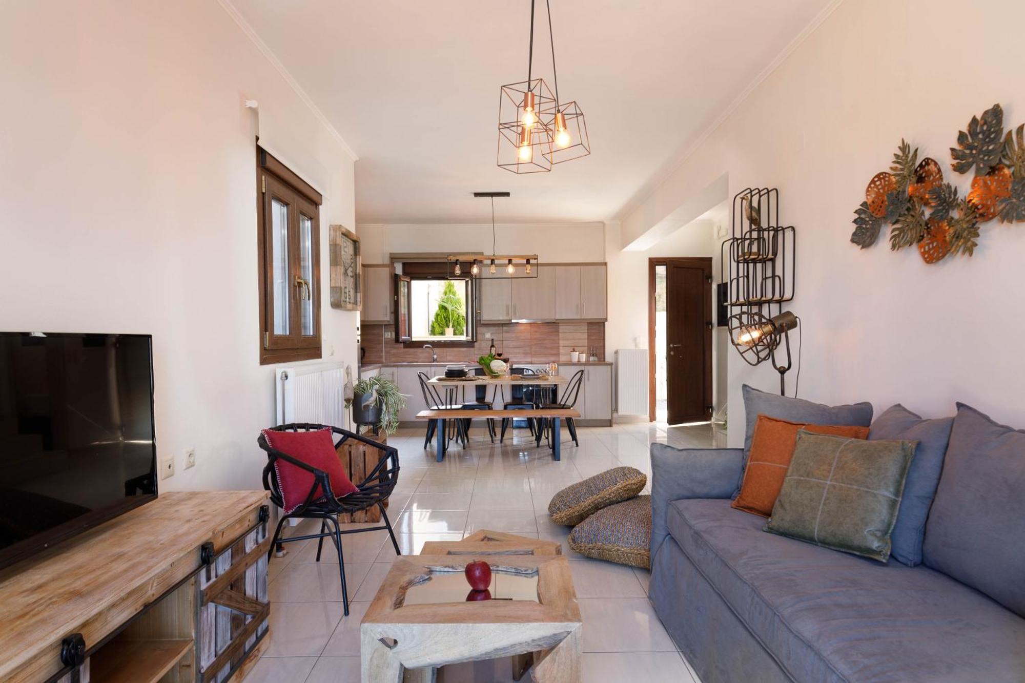 Oak Wood - Sea View Exclusive Maisonette Sfakaki