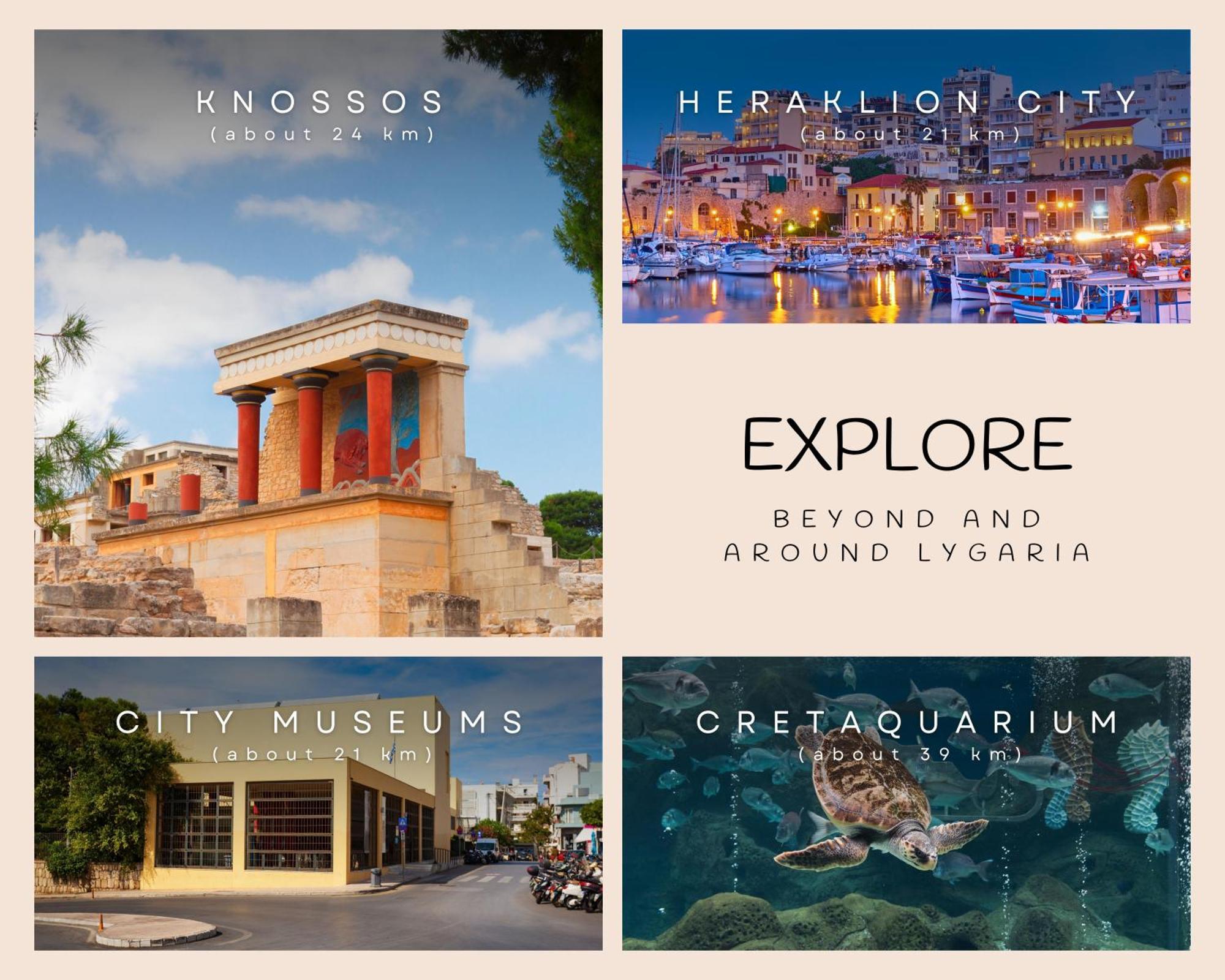 Homes Bluegreen - Beachfront, Pool, Garden And Bbq - Near Heraklion