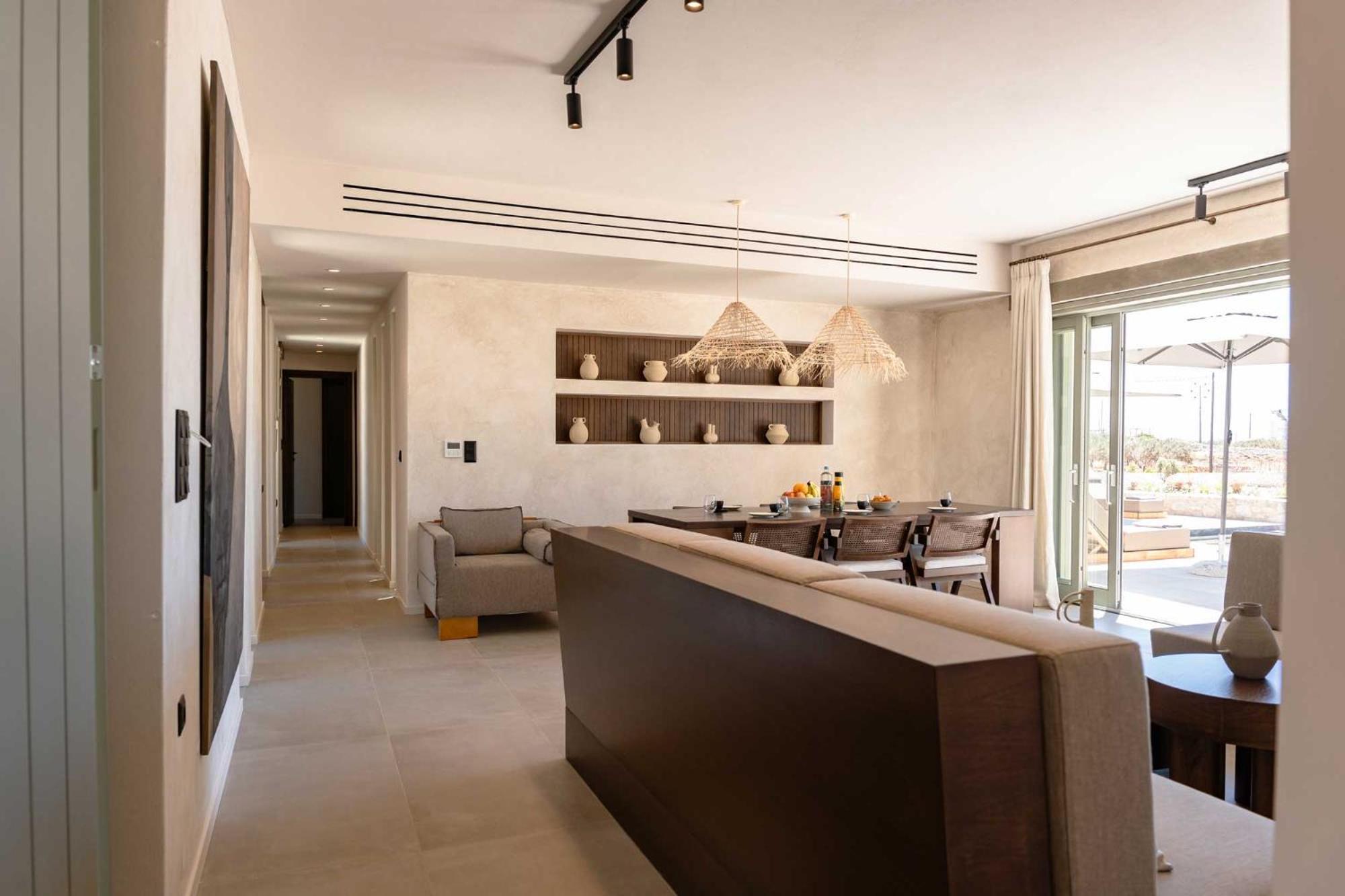 Phoenix With Private Pool & Sea Views Near Naousa Villa *