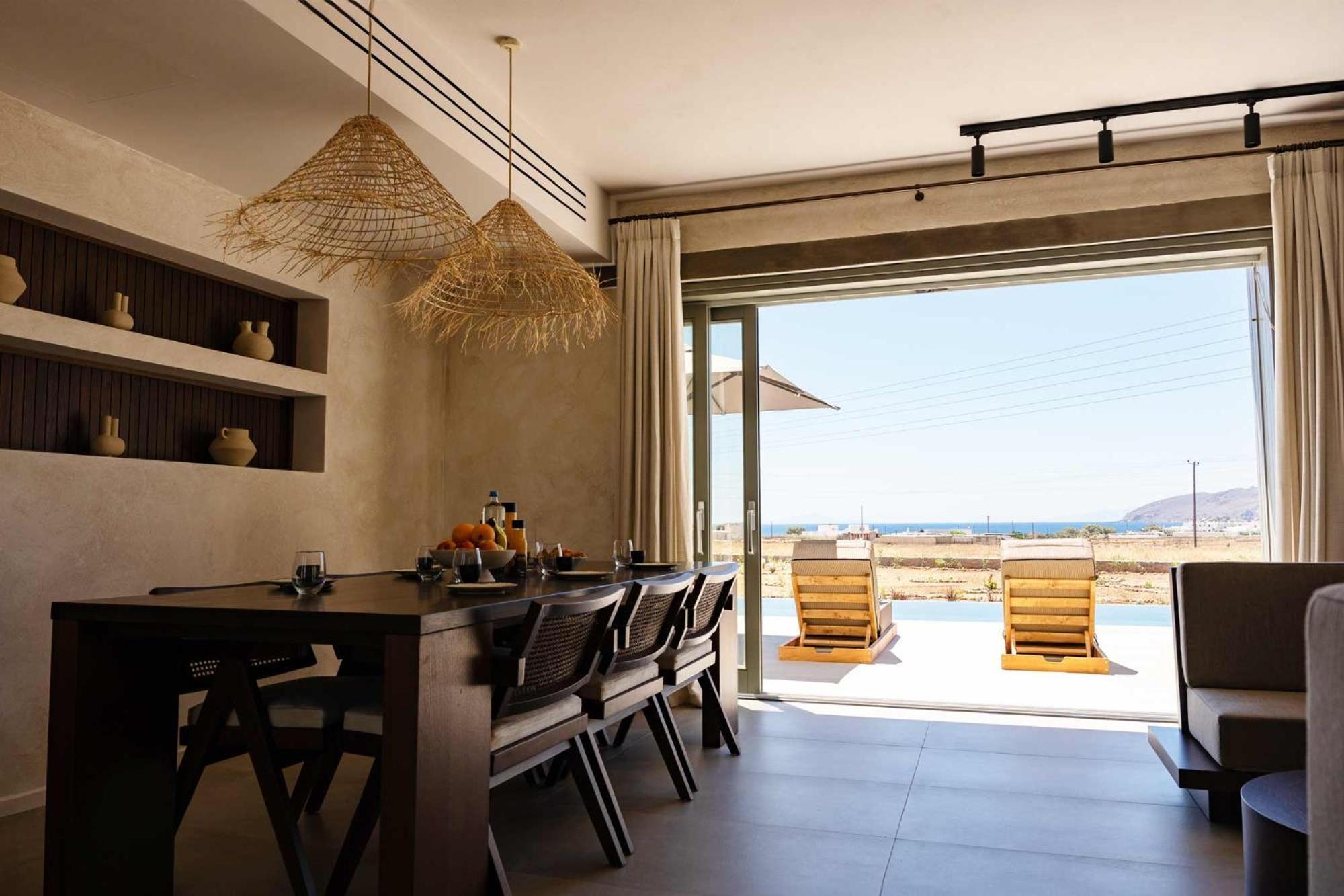 Phoenix With Private Pool & Sea Views Near Naousa Villa