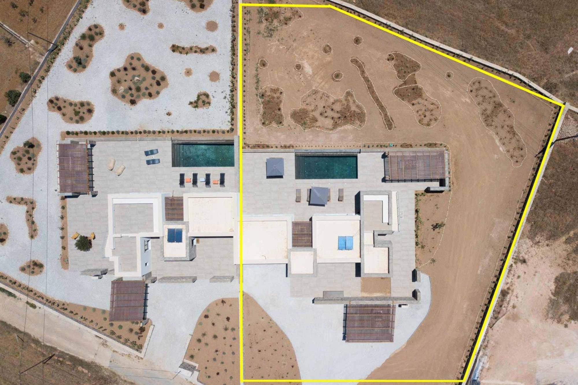 Villa Phoenix With Private Pool & Sea Views Near Naousa Ambelas