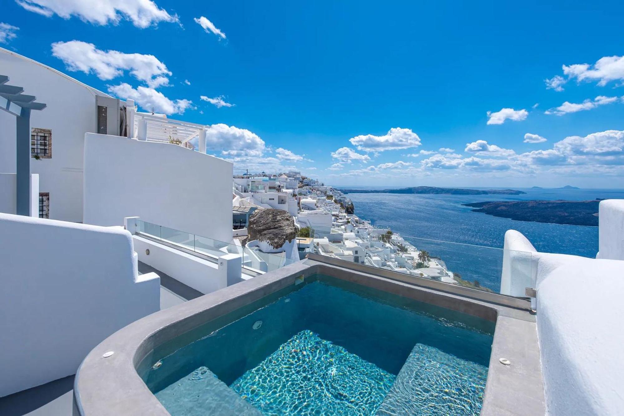 Hommage With Caldera View Hot Tub * Fira (Santorini)