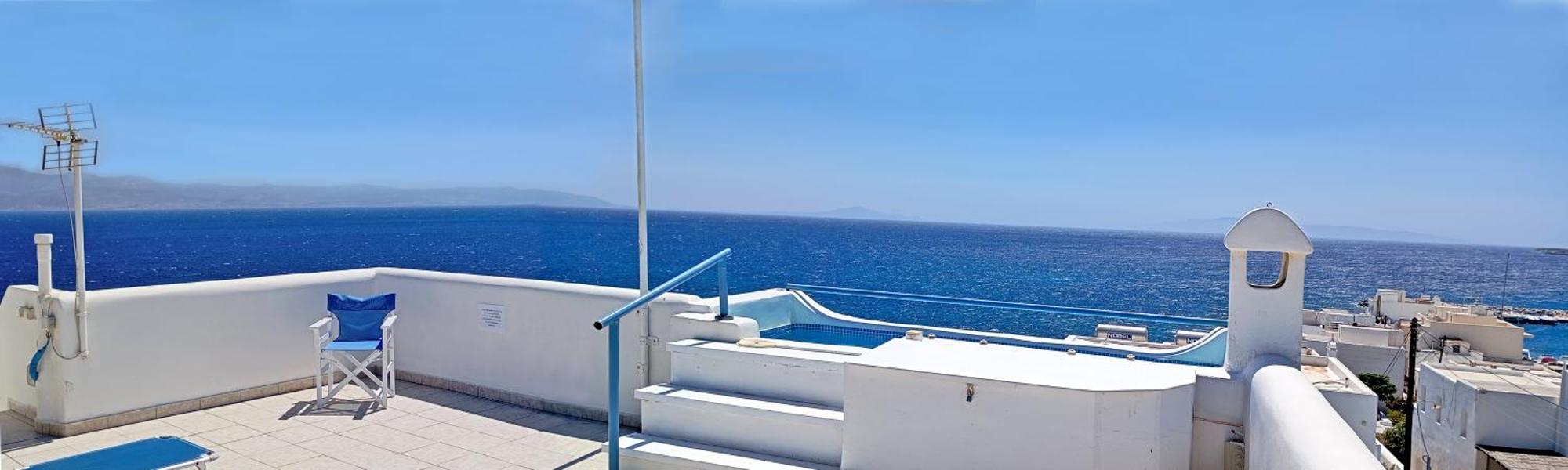Danae - Seaside With Pool & Hot Tub Piso Livadi