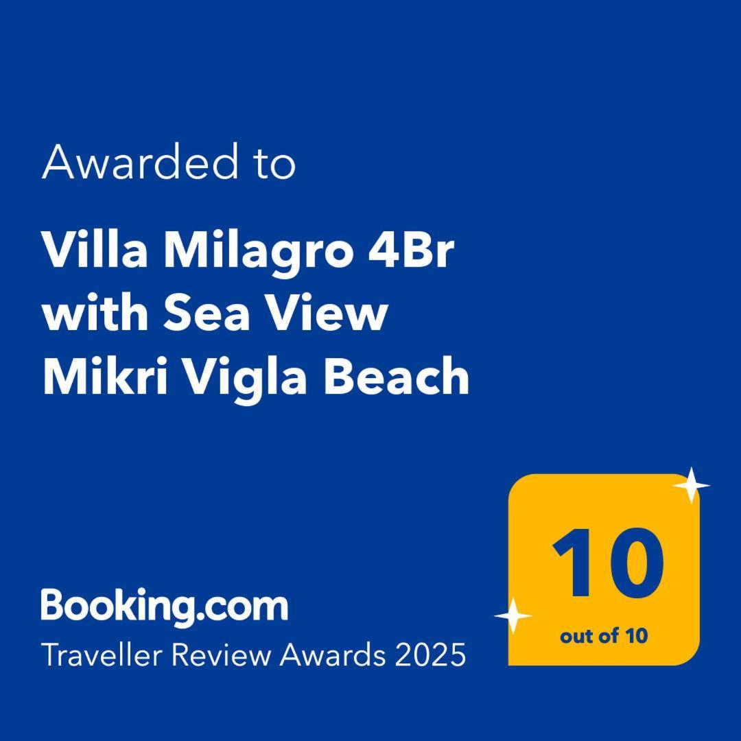 Villa Milagro 4br With Sea View Mikri Vigla