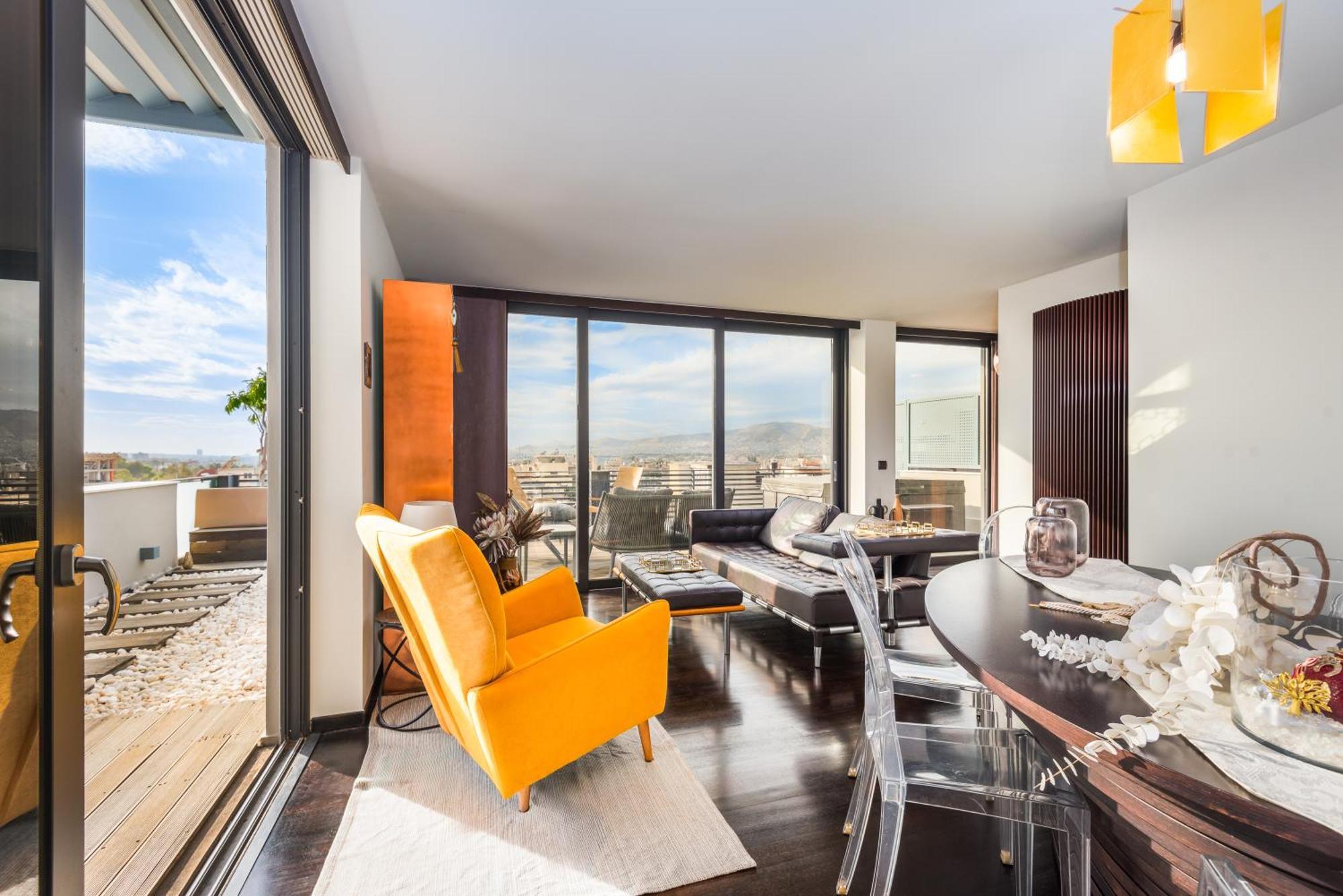 Apartment Acropolis View Luxe Penthouse With Outdoor Terrace Hottub *