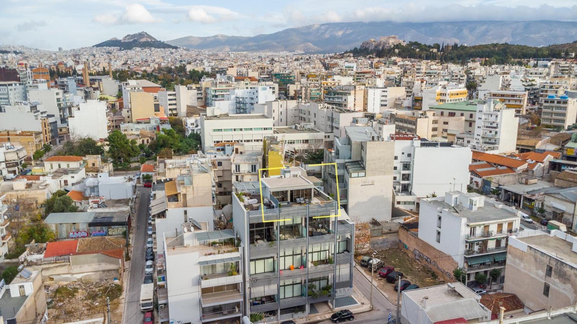 Acropolis View Luxe Penthouse With Outdoor Terrace Hottub Apartment