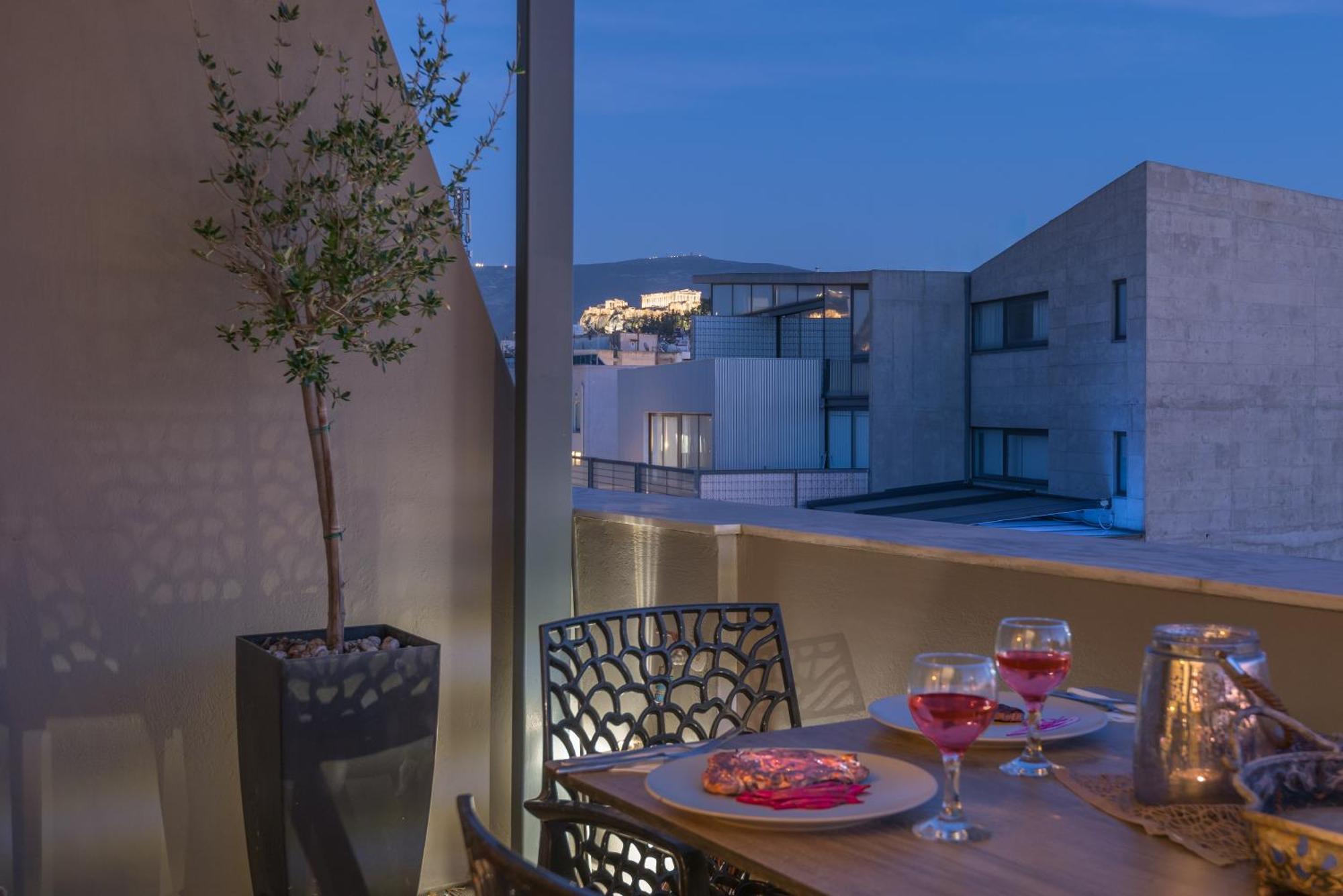 Apartment Acropolis View Luxe Penthouse With Outdoor Terrace Hottub *