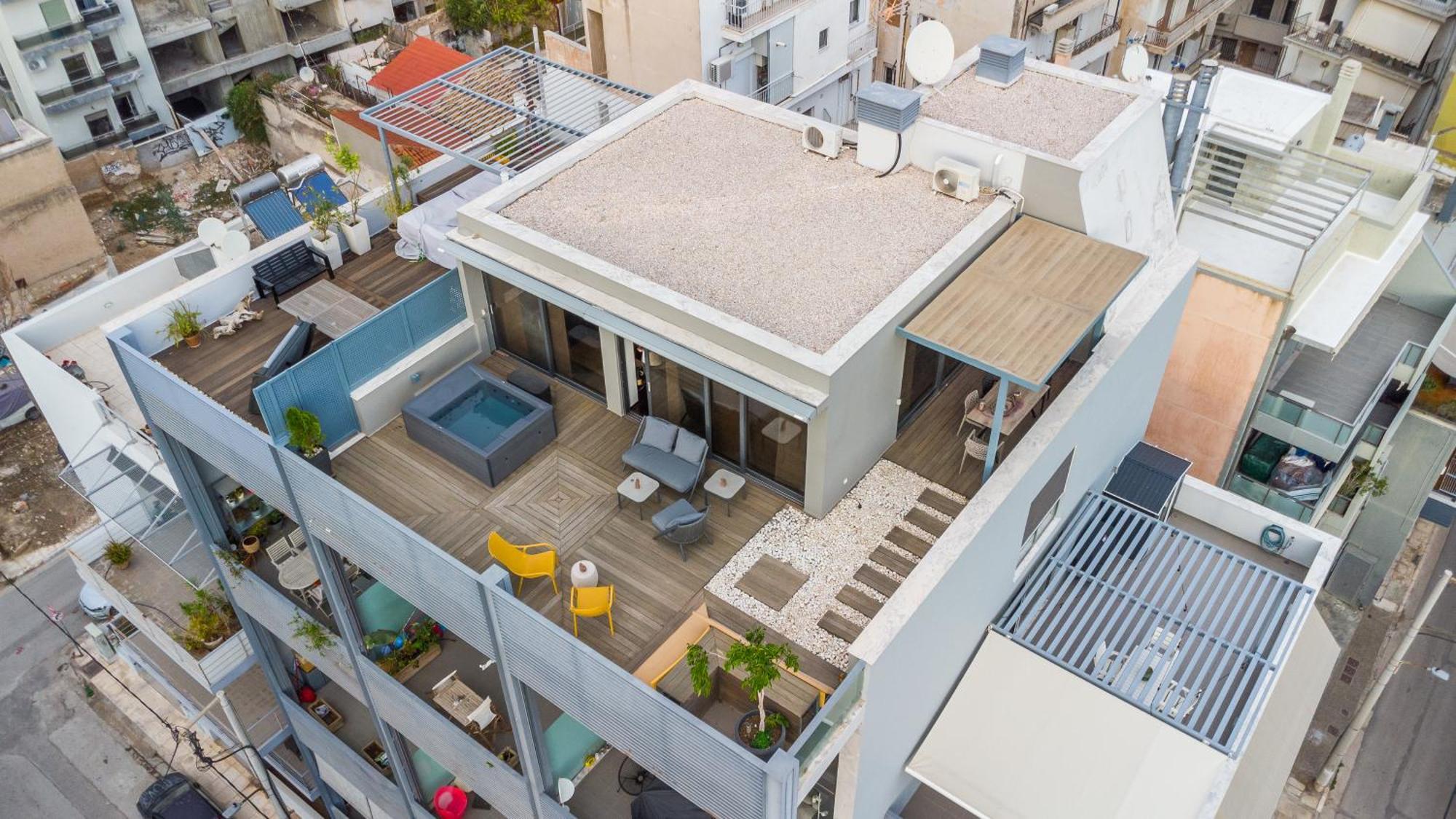 Apartment Acropolis View Luxe Penthouse With Outdoor Terrace Hottub *
