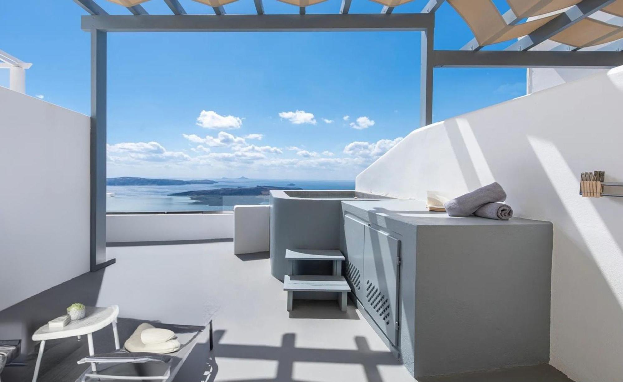 Apartment Hommage With Caldera View Hot Tub Fira (Santorini)