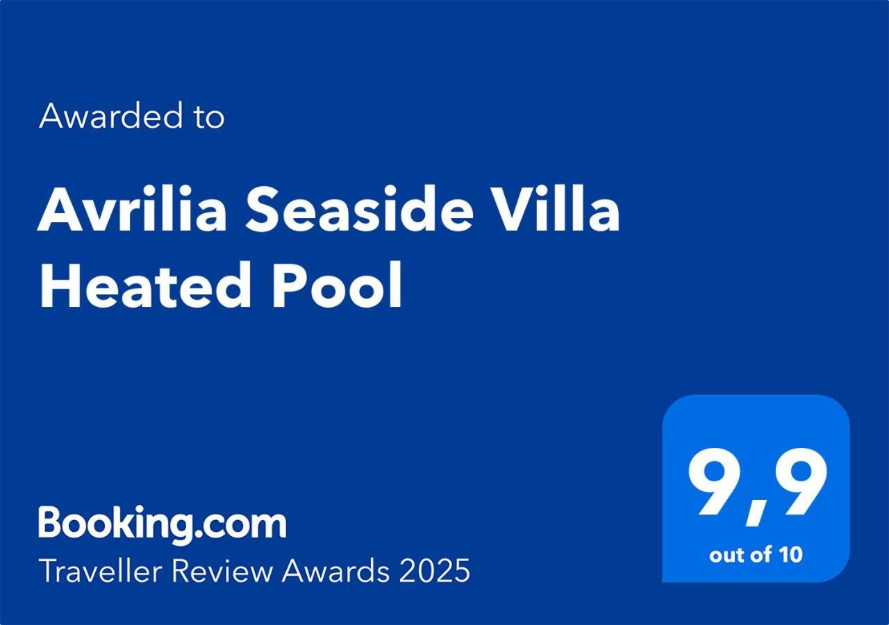 Avrilia Seaside Heated Pool Villa Almyrida (Crete)
