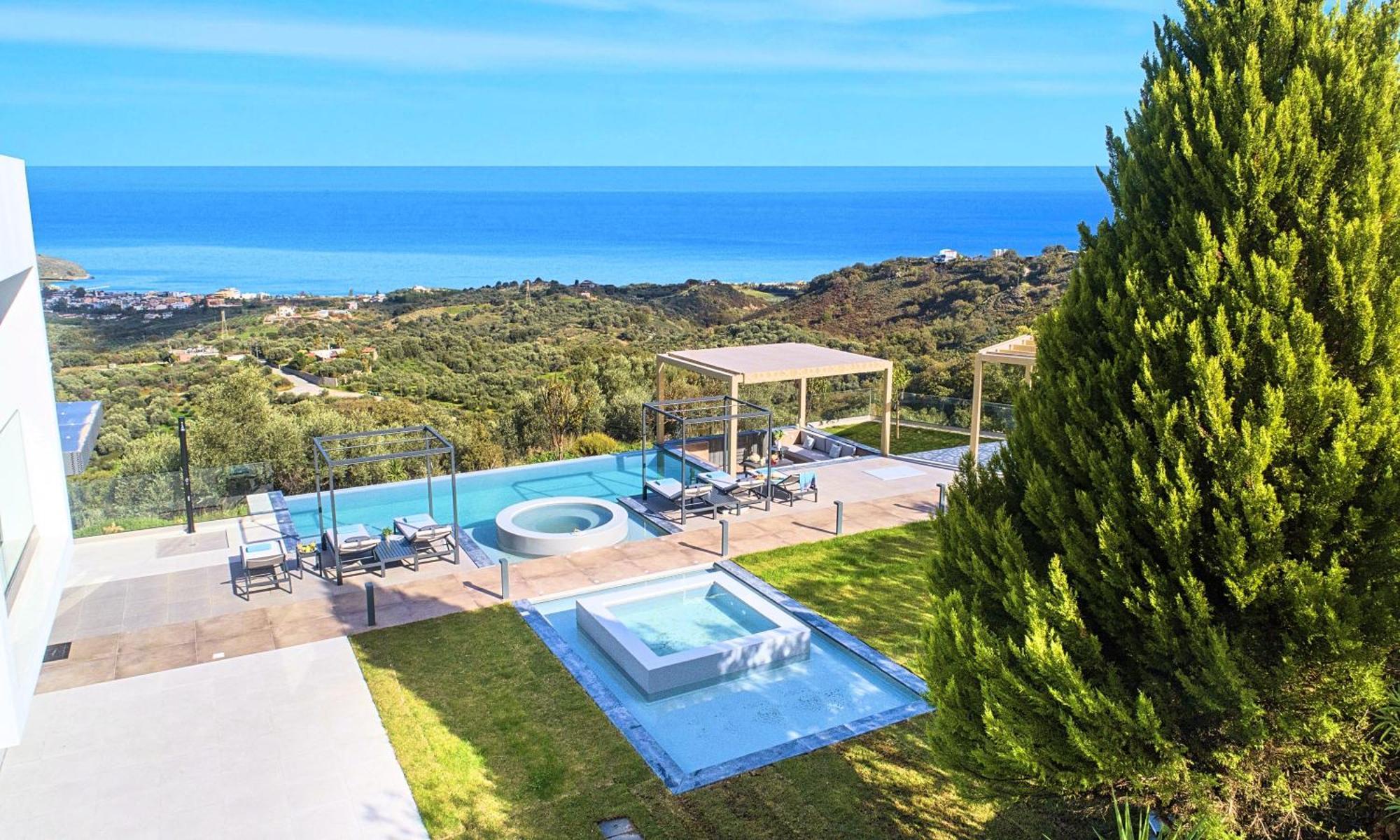 Schoenes Haus In Mit Privatem Pool Und Bergblick Georgioupoli