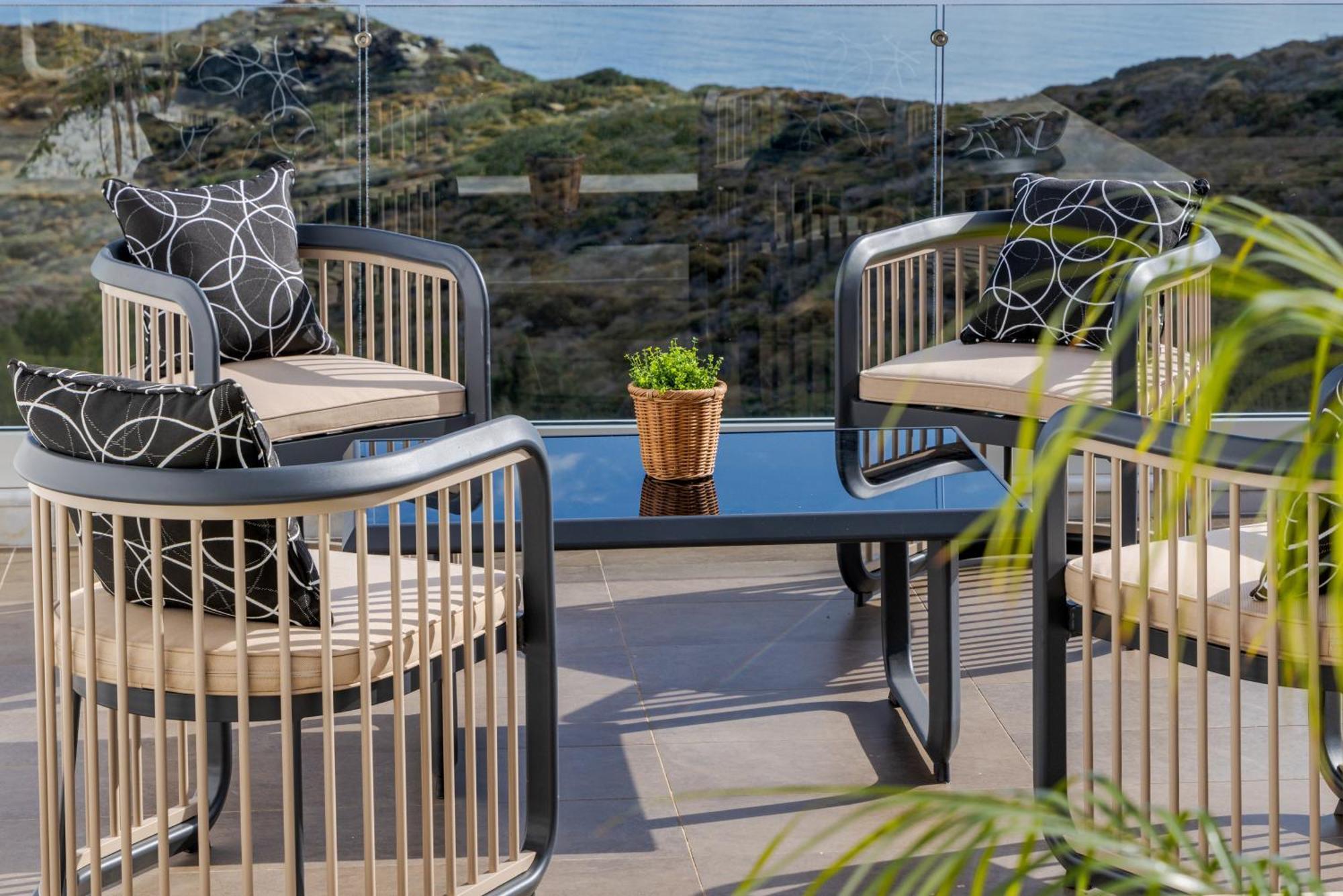 Deep Blue Luxury Theseus - Private Jacuzzi - Sea View * Ligaria (Crete)