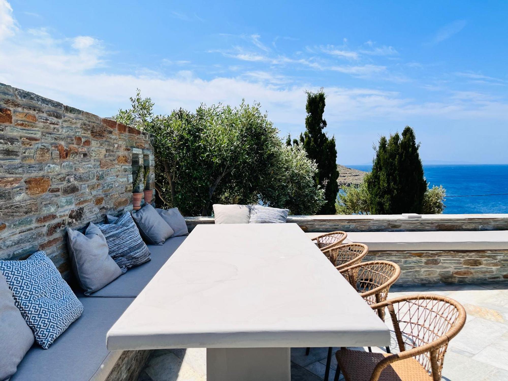 Thalassa, Beachfront, Private Pool & Sunset Views By Explore Andros