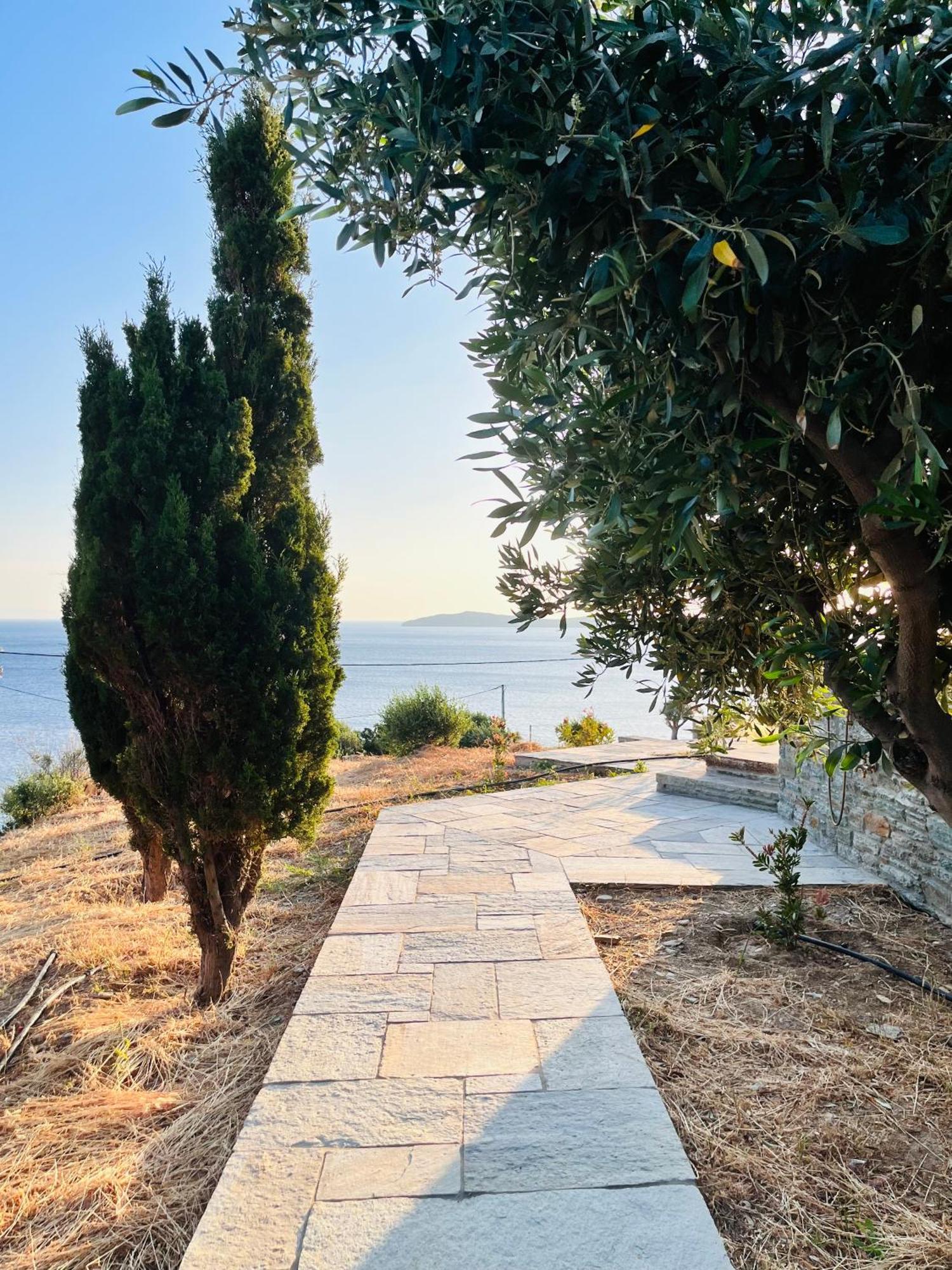 Thalassa, Beachfront, Private Pool & Sunset Views By Explore Andros