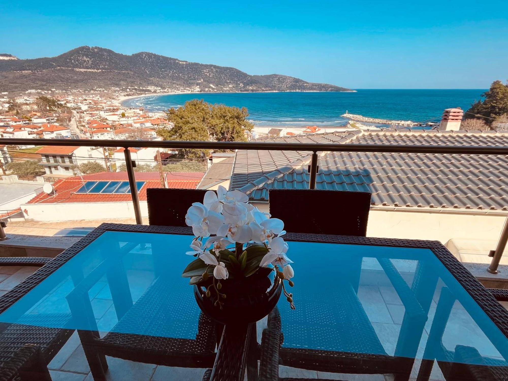 Golden Sea View -thasos House Villa