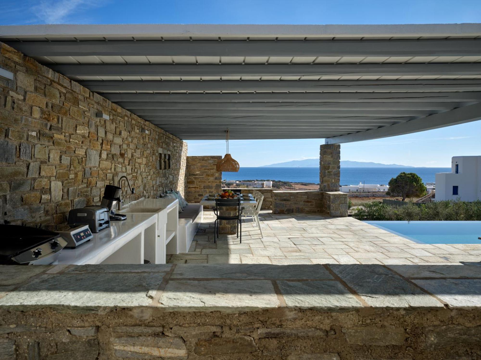Iokasti Luxury With Private Pool & Sea Views-12 Guests Drios