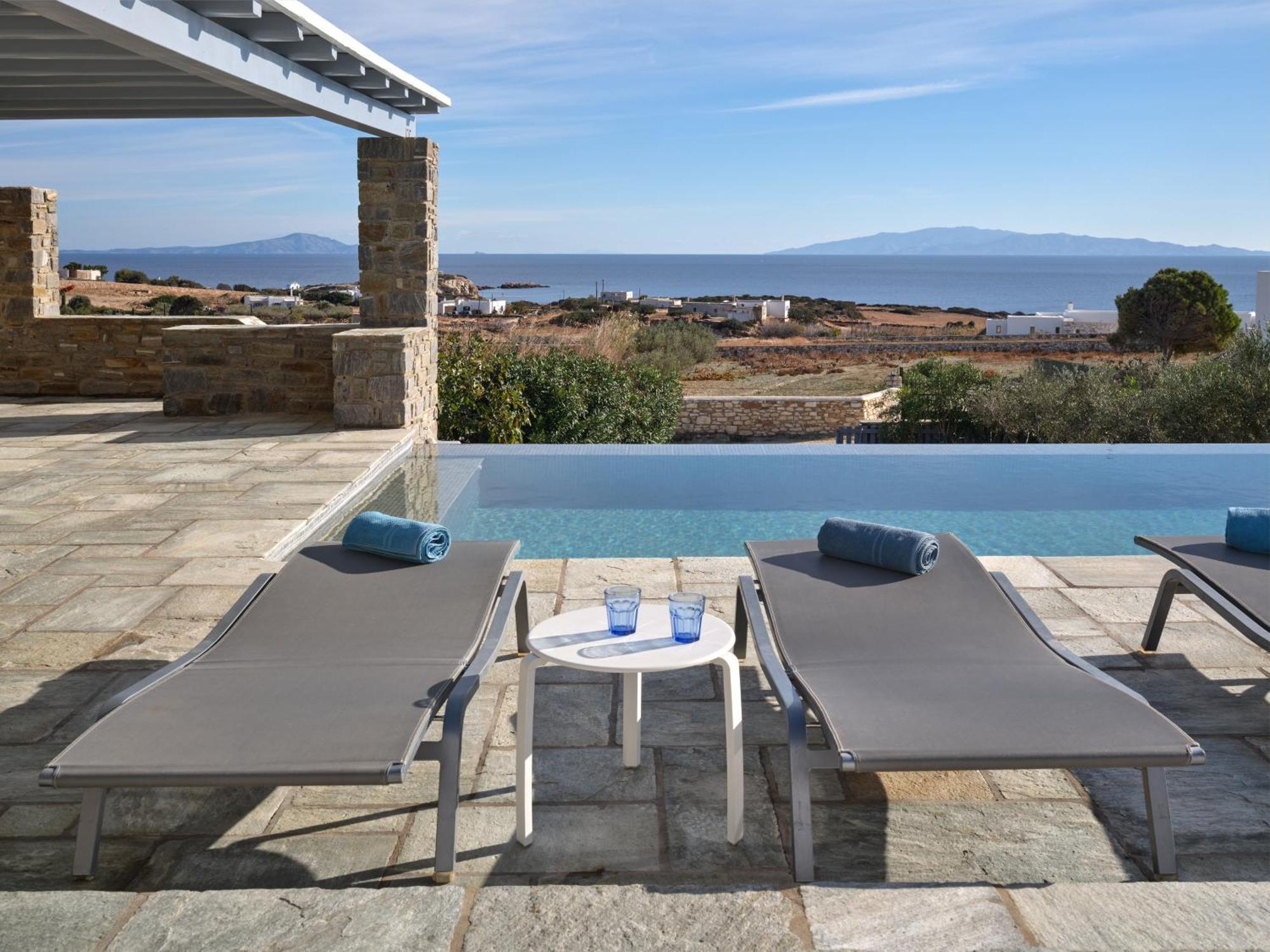 Iokasti Luxury With Private Pool & Sea Views-12 Guests Villa Drios