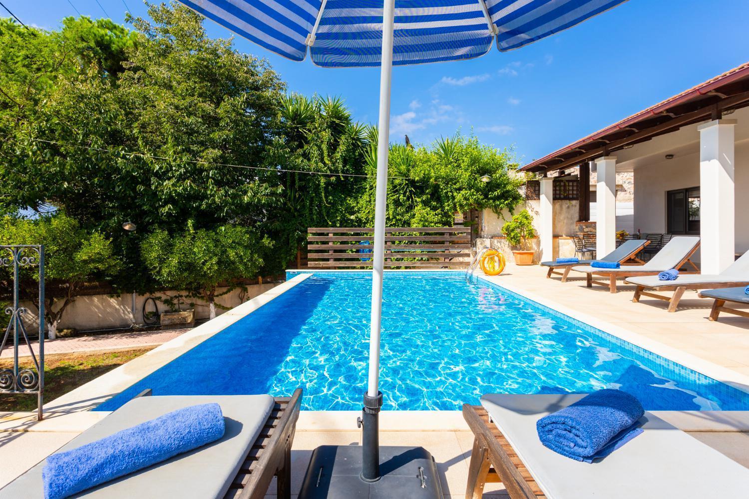 Maro Large Private Pool Ac Wifi Kefalas