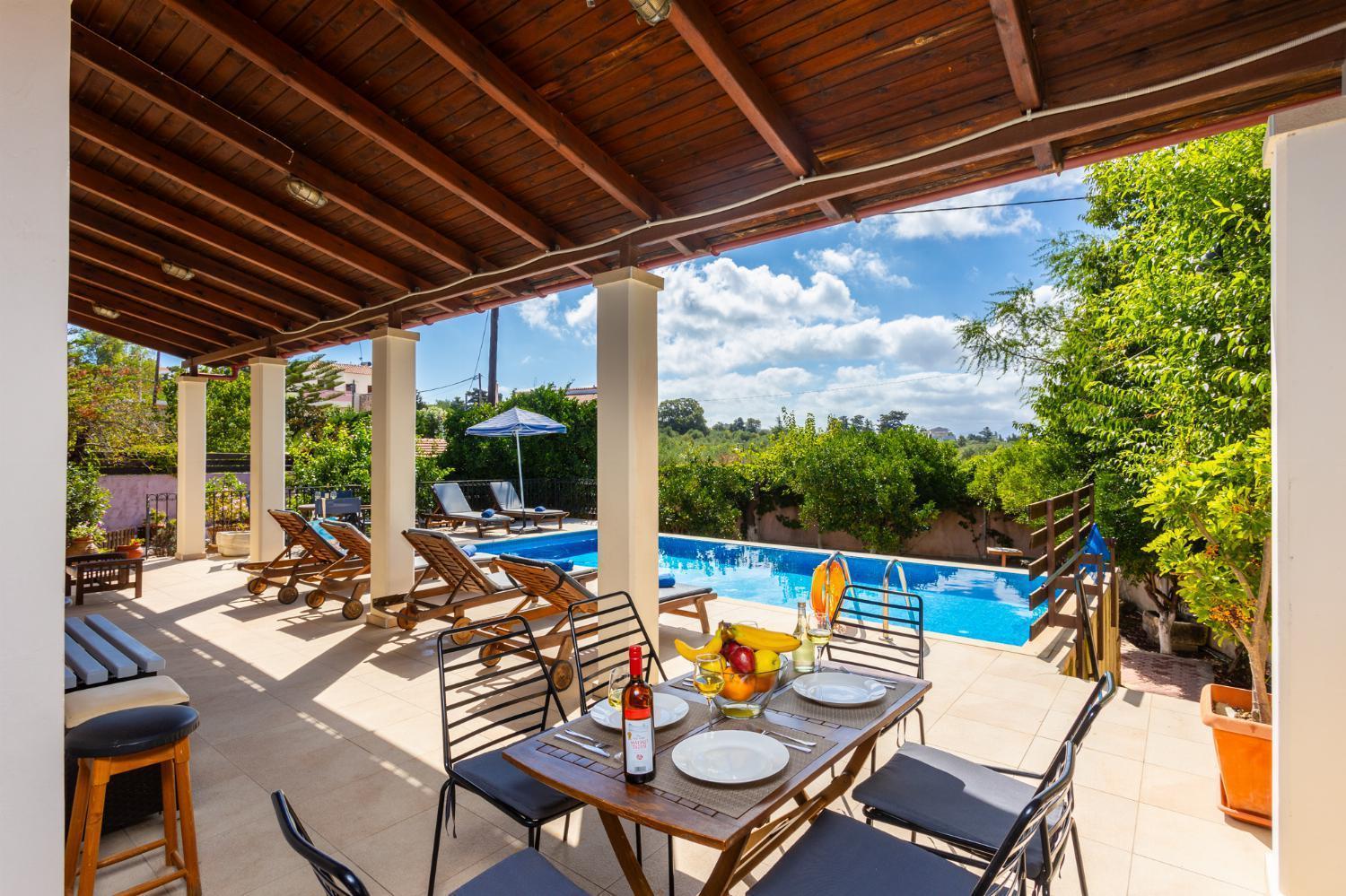Maro Large Private Pool Ac Wifi Kefalas
