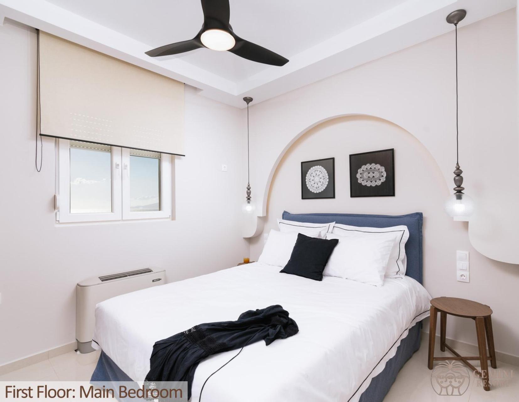 Villa Gemini With Private Pool And Sea View Kalamaki (Heraklion)