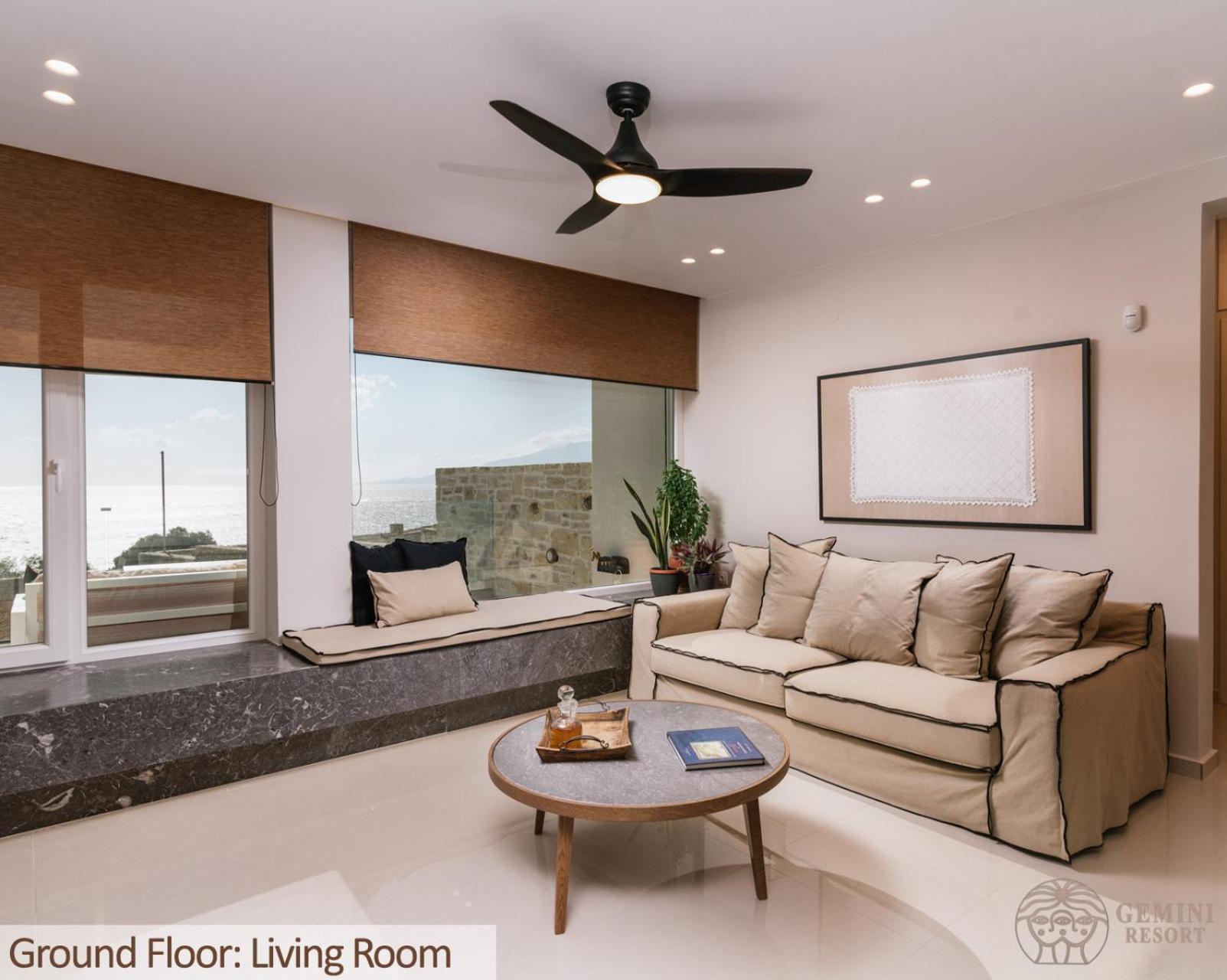 Gemini With Private Pool And Sea View Villa Kalamaki (Heraklion)