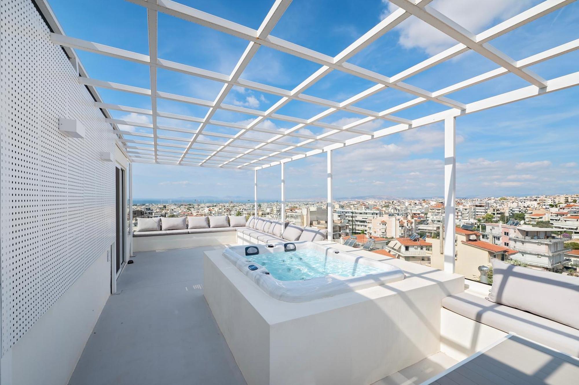 Dream View Maisonette Glyfada With Jacuzzi * Athens