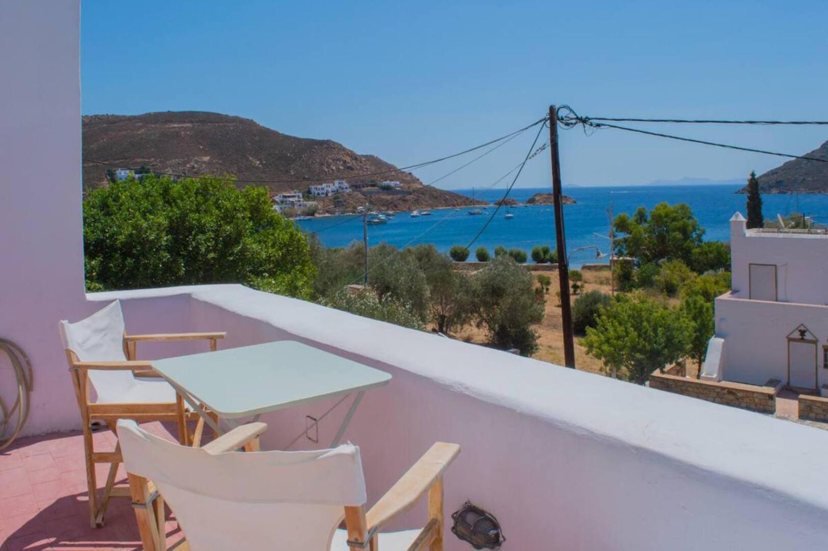 2 Bd House With Balcony & Sea View Patmos Town