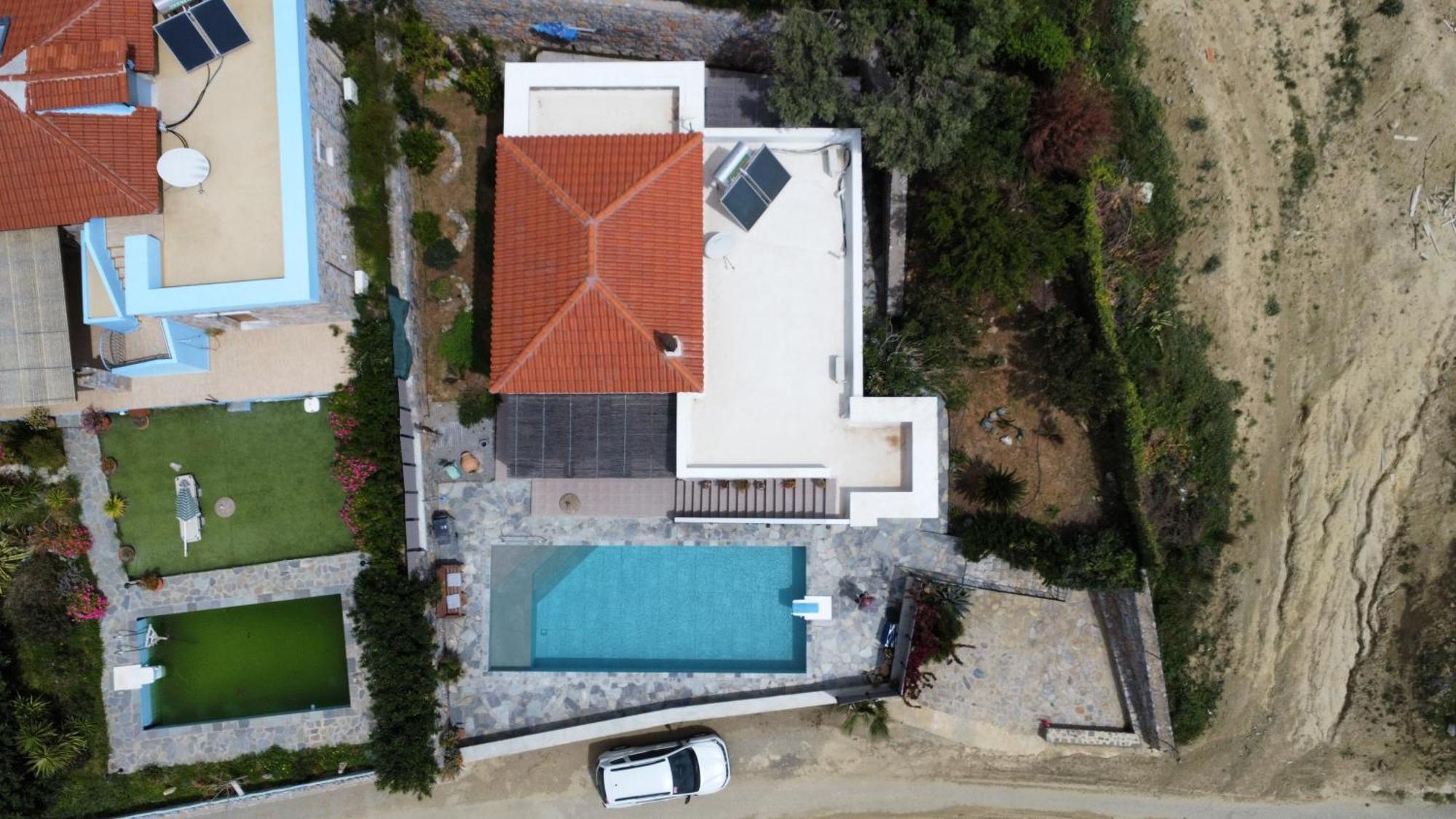 Mavri Ruhige Private Pool Villa, Meerblick Villa Agia Paraskevi (Agios Vasileios, Rethymno)