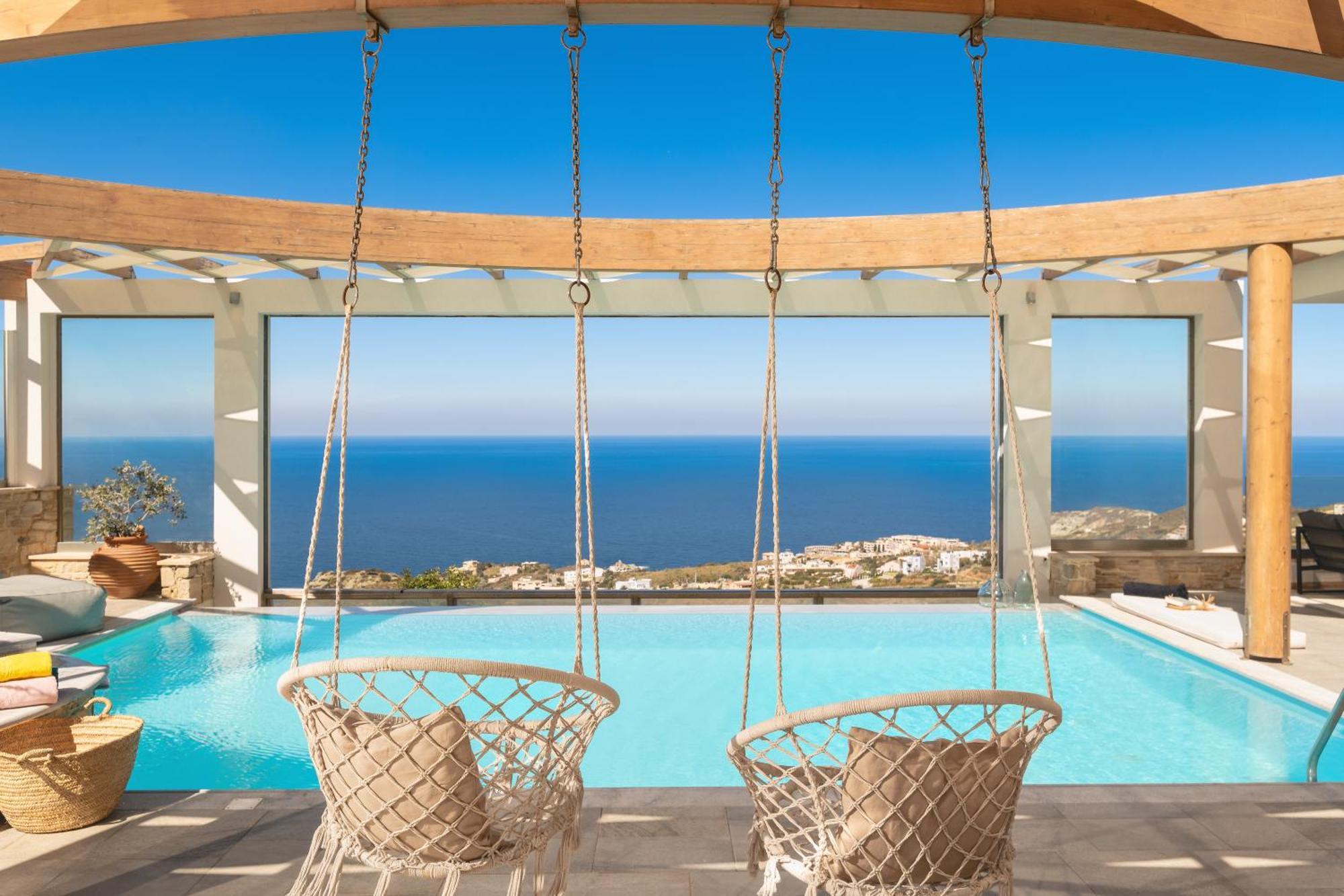 Villa Minimalist Mediterranean Blue Key With Sea View & Infinity Heated Pool *