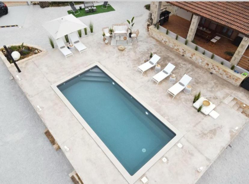 Villa Stone Halepa With Panoramic View. Neon Khorion (Chania)