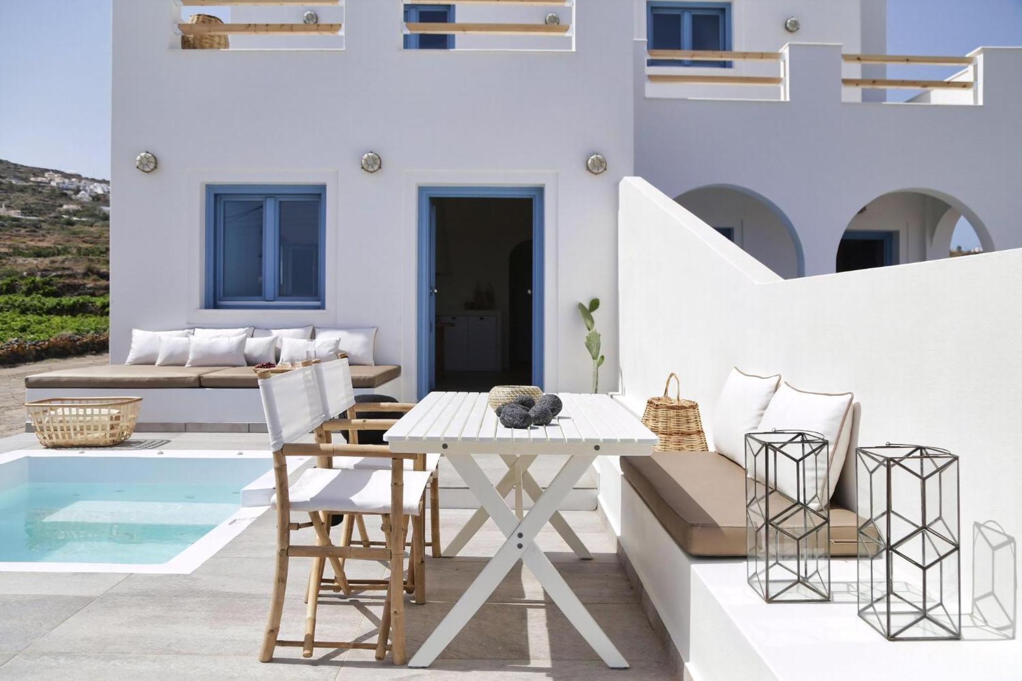Wonderful Santorini House Nykteri Private Pool Sea Views Plunge Pool Finikia-oia