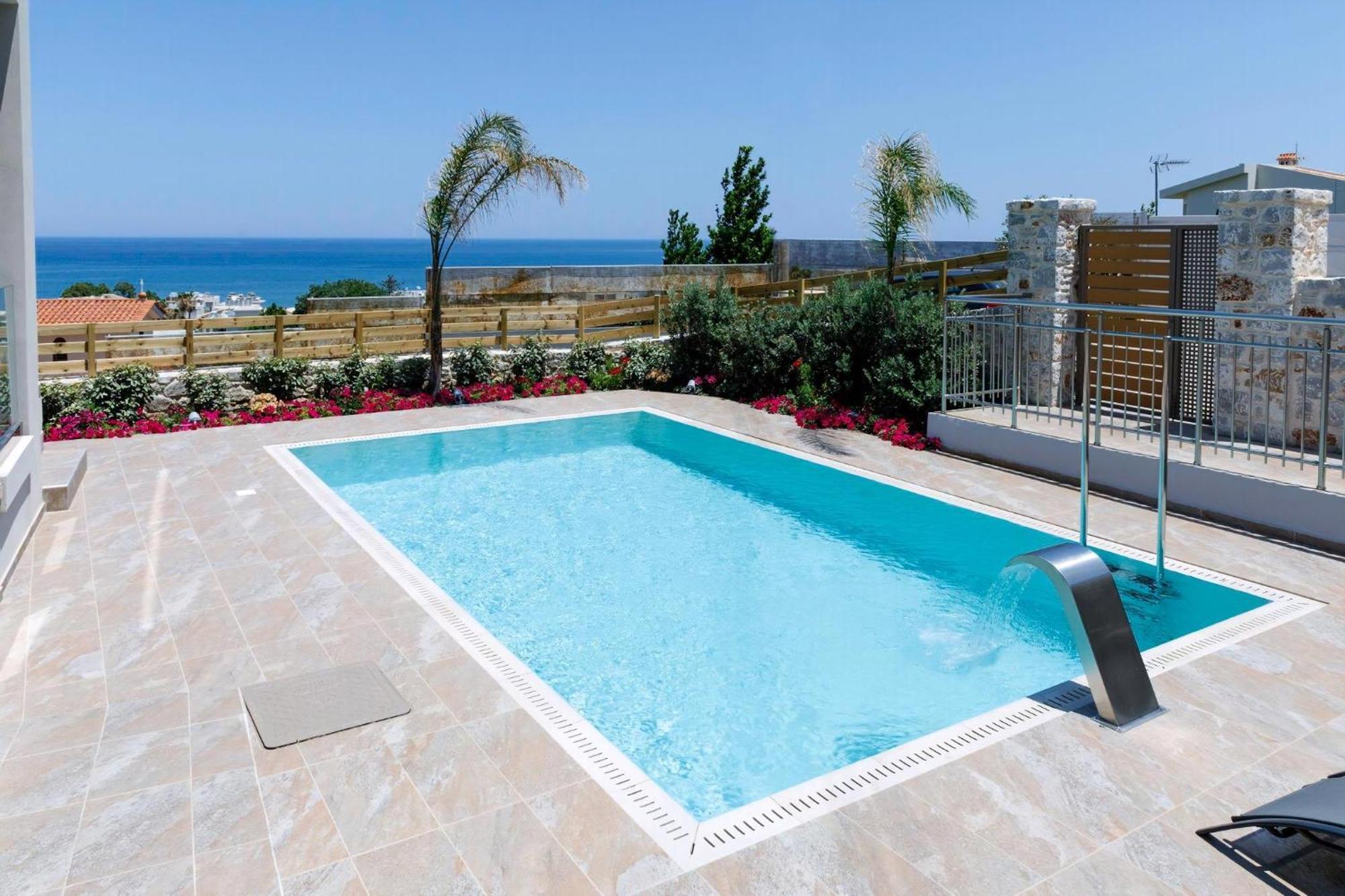 Villa Exquisite Crete Villa Villa Kleanthi 4 Bedroom Private Pool Panoramic Sea View Chania