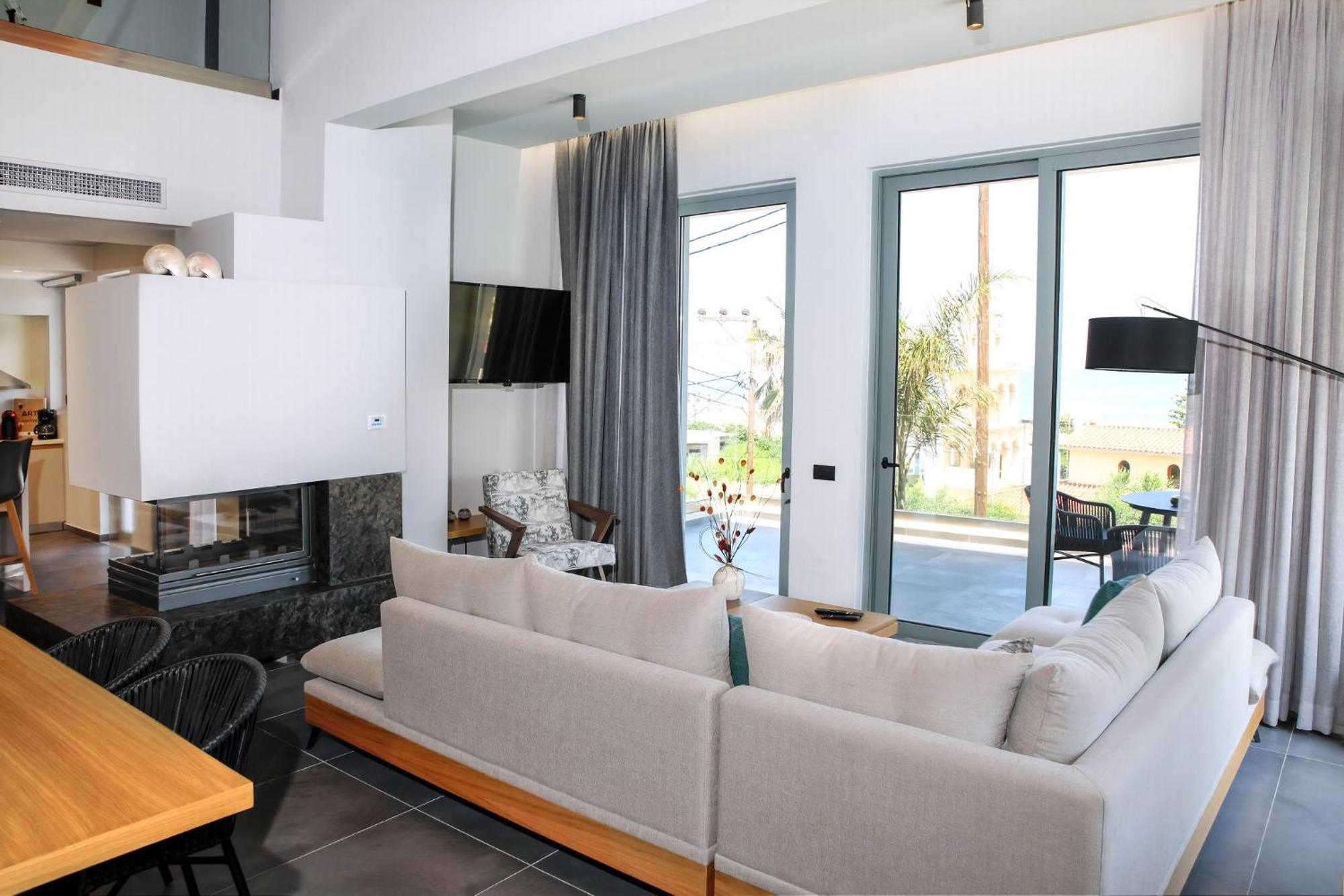 Villa Exquisite Crete Villa Villa Kleanthi 4 Bedroom Private Pool Panoramic Sea View Chania *