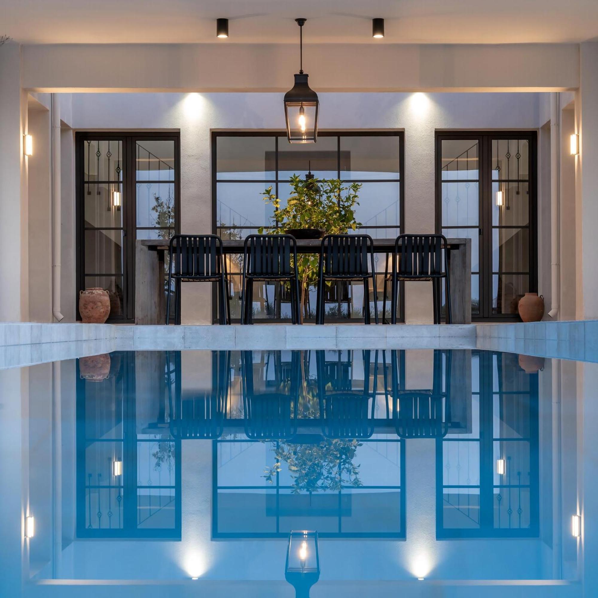 Exquisite Crete Laurel Large Private Pool Modern Furnishing Bbq Rethymno Prinos (Crete)