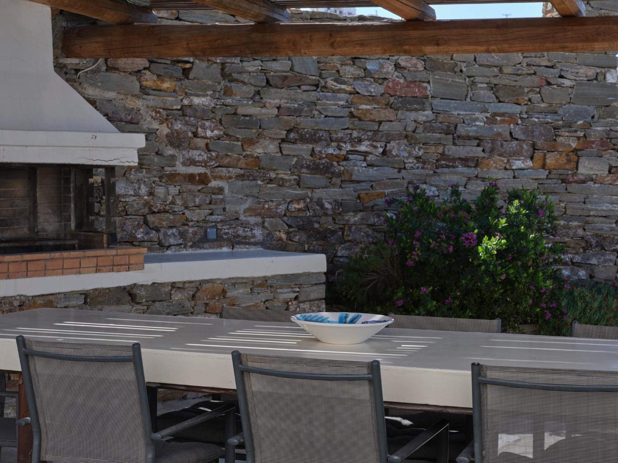 Stone With A Sea Water Swimming Pool And A Sea And Sunset View Melissaki