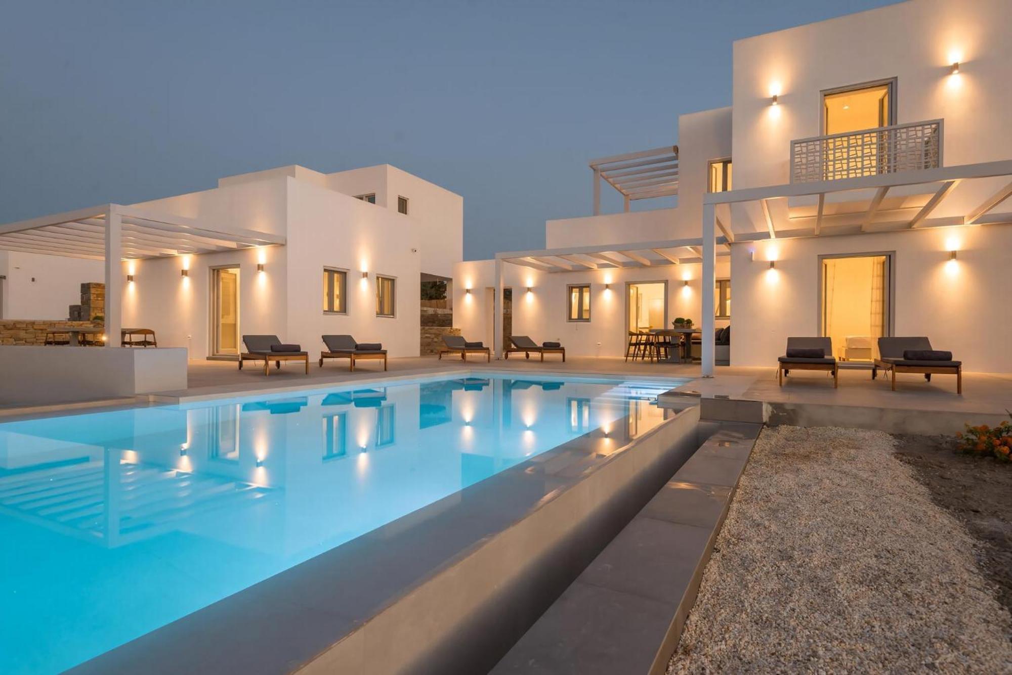 Beautiful Paros Villa 1 Bedroom The Calming Villa Wonderful Sea Views Jacuzzi Naousa Villa *