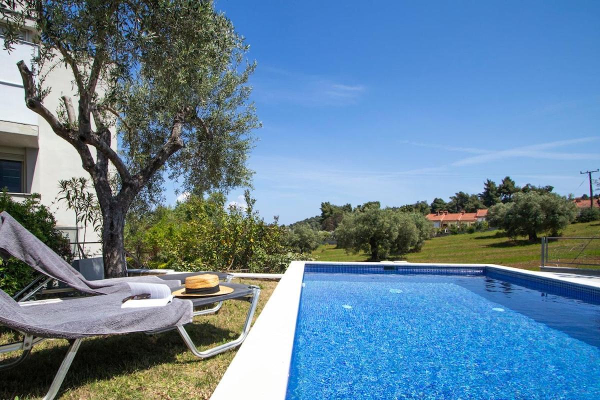 Villa Md Pool In Chroussos By Halkidiki *