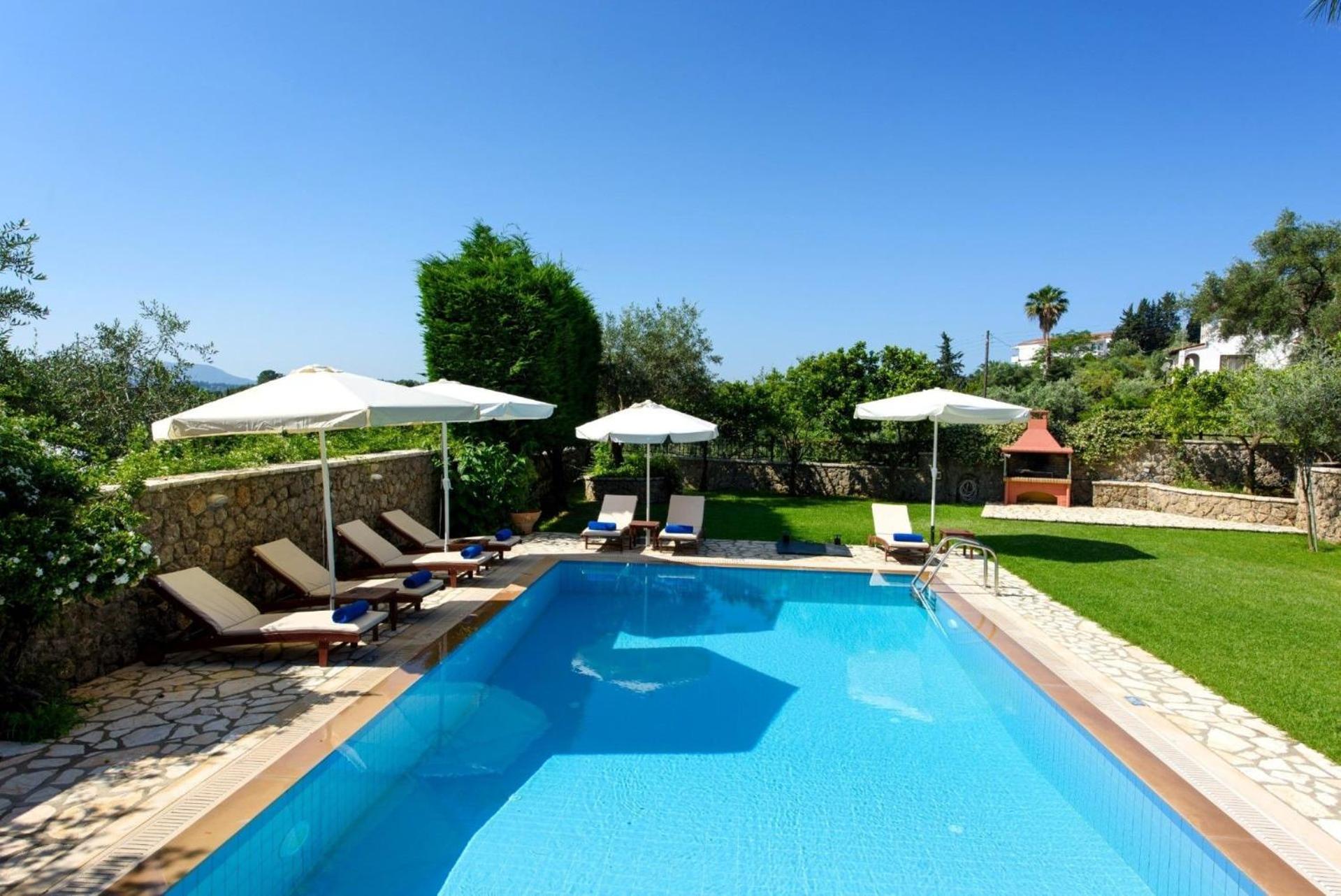 Luxury Corfu Villa Villa Dassia Rose Private Pool 4 Bedrooms Villa *
