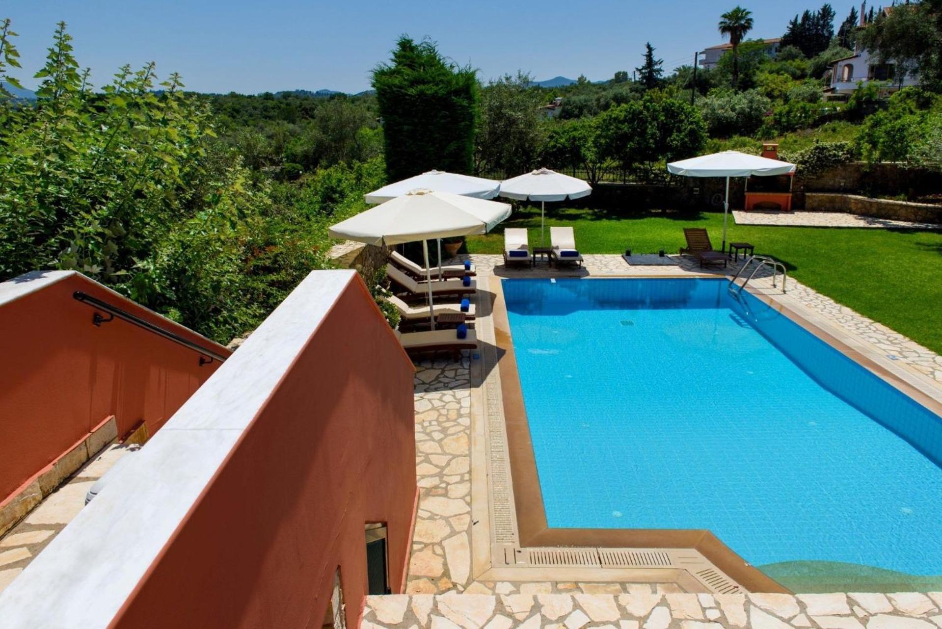 Luxury Corfu Villa Villa Dassia Rose Private Pool 4 Bedrooms Villa *