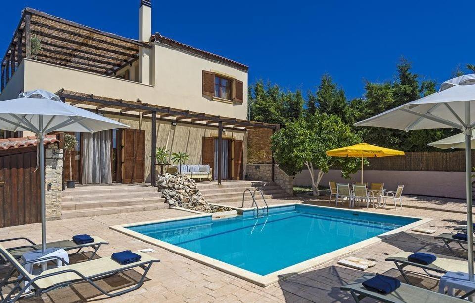 Villa Exclusive Crete Citrus 3 Bedroom Private Pool Rethymnon