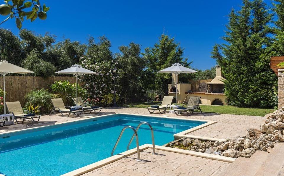 Exclusive Crete Citrus 3 Bedroom Private Pool Rethymnon Villa Asterion