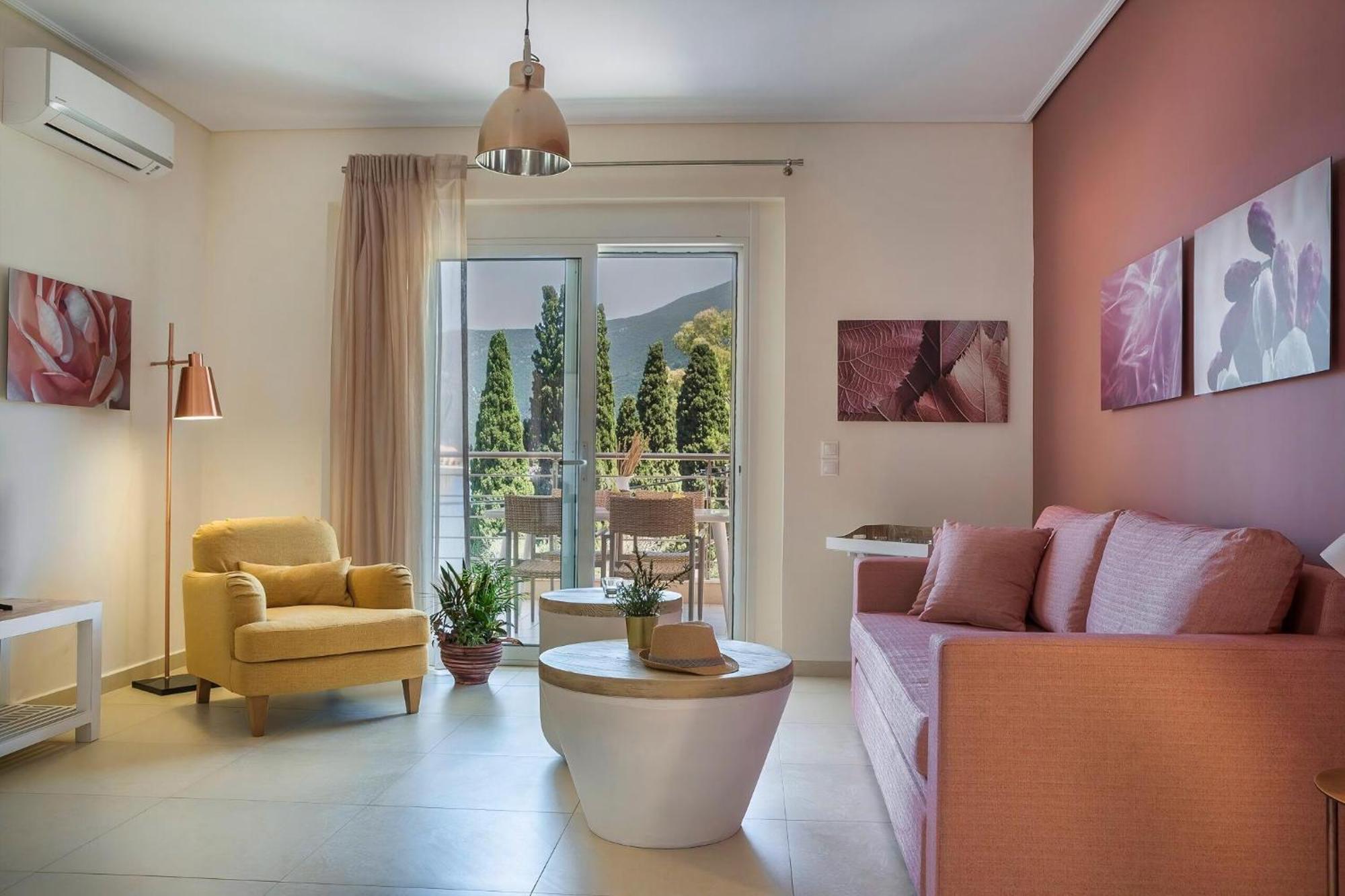 Villa Deluxe Kefalonia Perla 1 Bedroom Pool Sea View Karavomilos