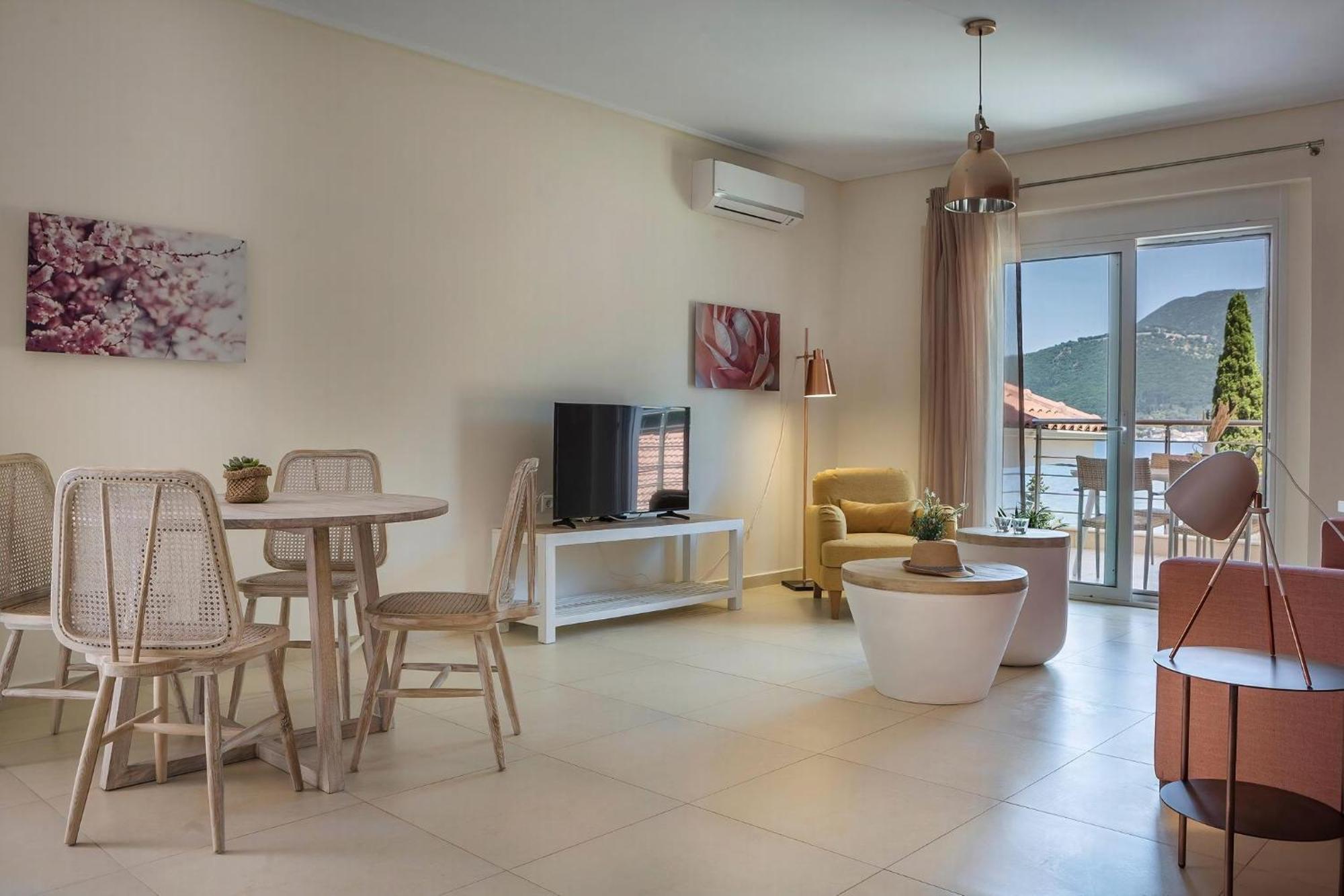 Villa Deluxe Kefalonia Perla 1 Bedroom Pool Sea View Karavomilos