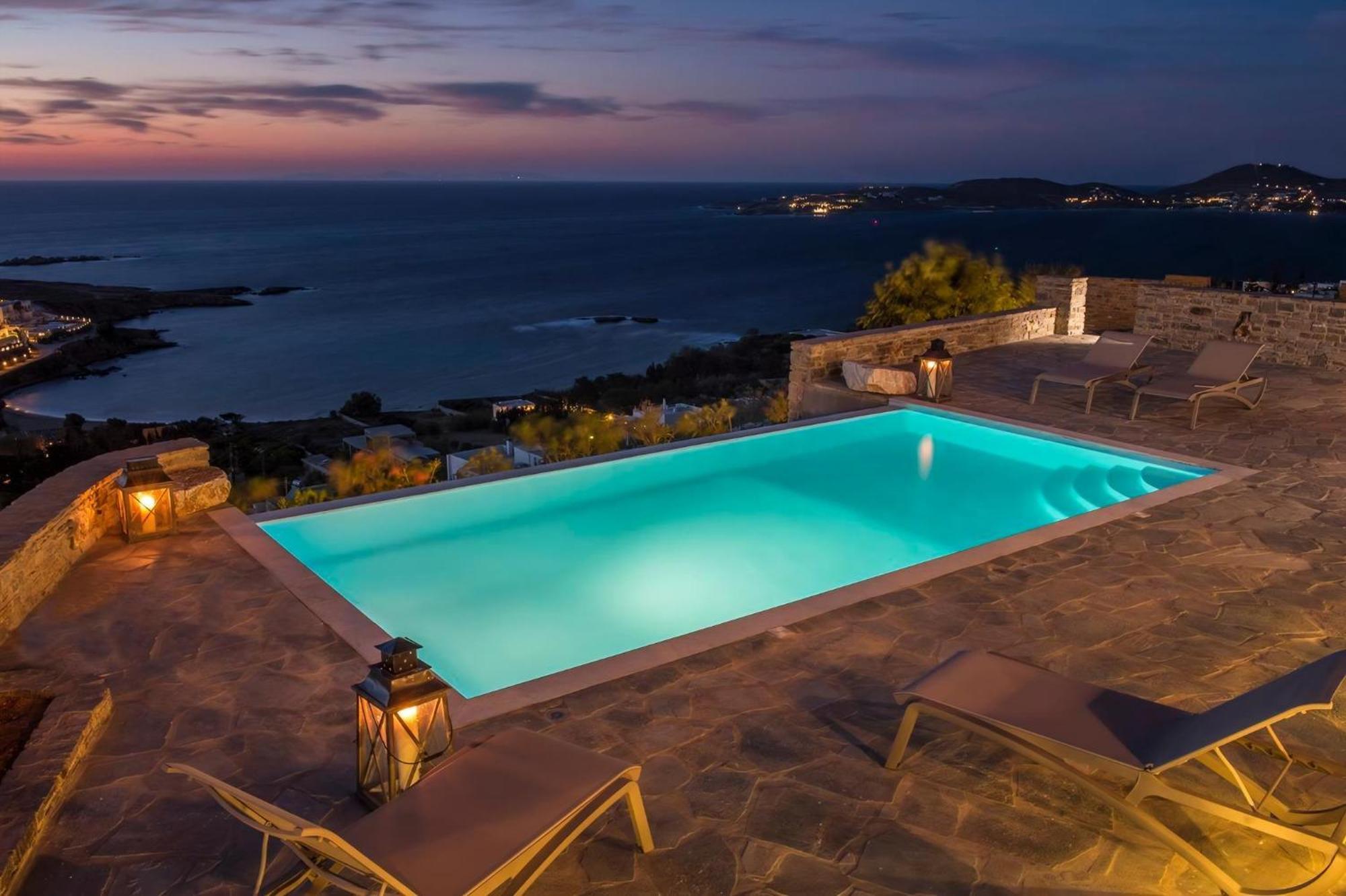 Platinum Paros 3 Bedroom Amazing Sea Views Private Infinity Pool Access Parikia * Parasporos