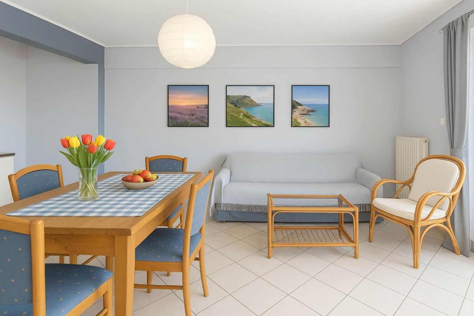 Apartment Beachfront Cozy House - Kiatos' Seaview Retreat *