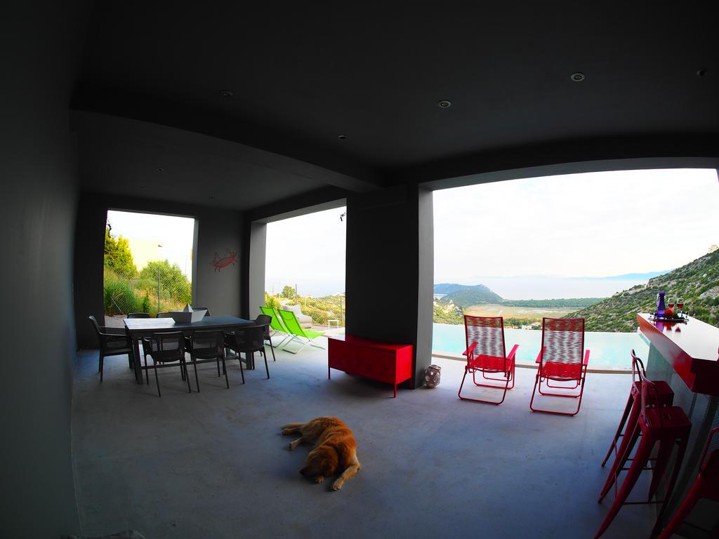 Red Grey Sea View Villa