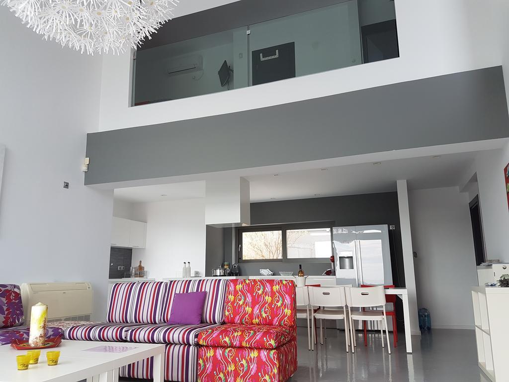 Red Grey Sea View Villa Schinias