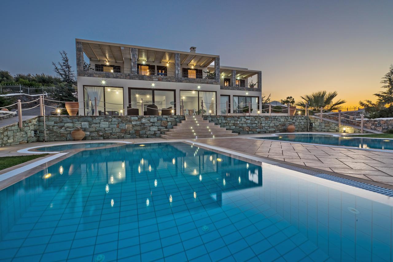 Villa Sea Views At Anemomylos With Heated Pool, Ping Pong And Tennis Agia Pelagia (Crete)