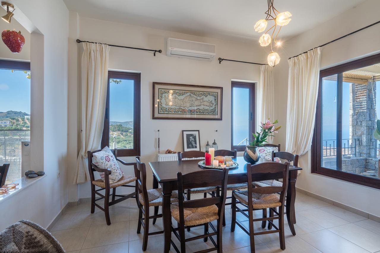 Villa Sea Views At Anemomylos With Heated Pool, Ping Pong And Tennis